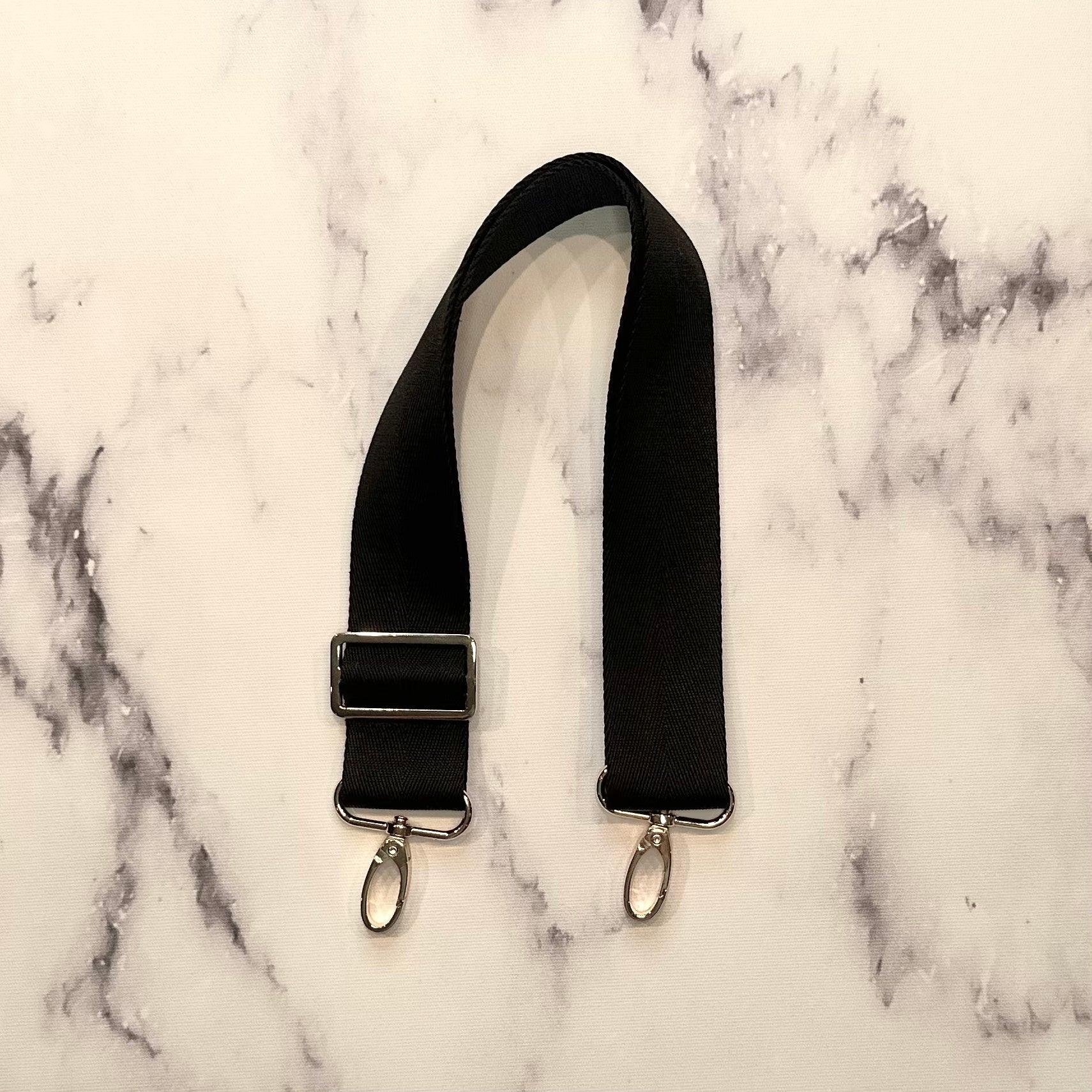 Black Fanny Pack Nylon Strap - 001S