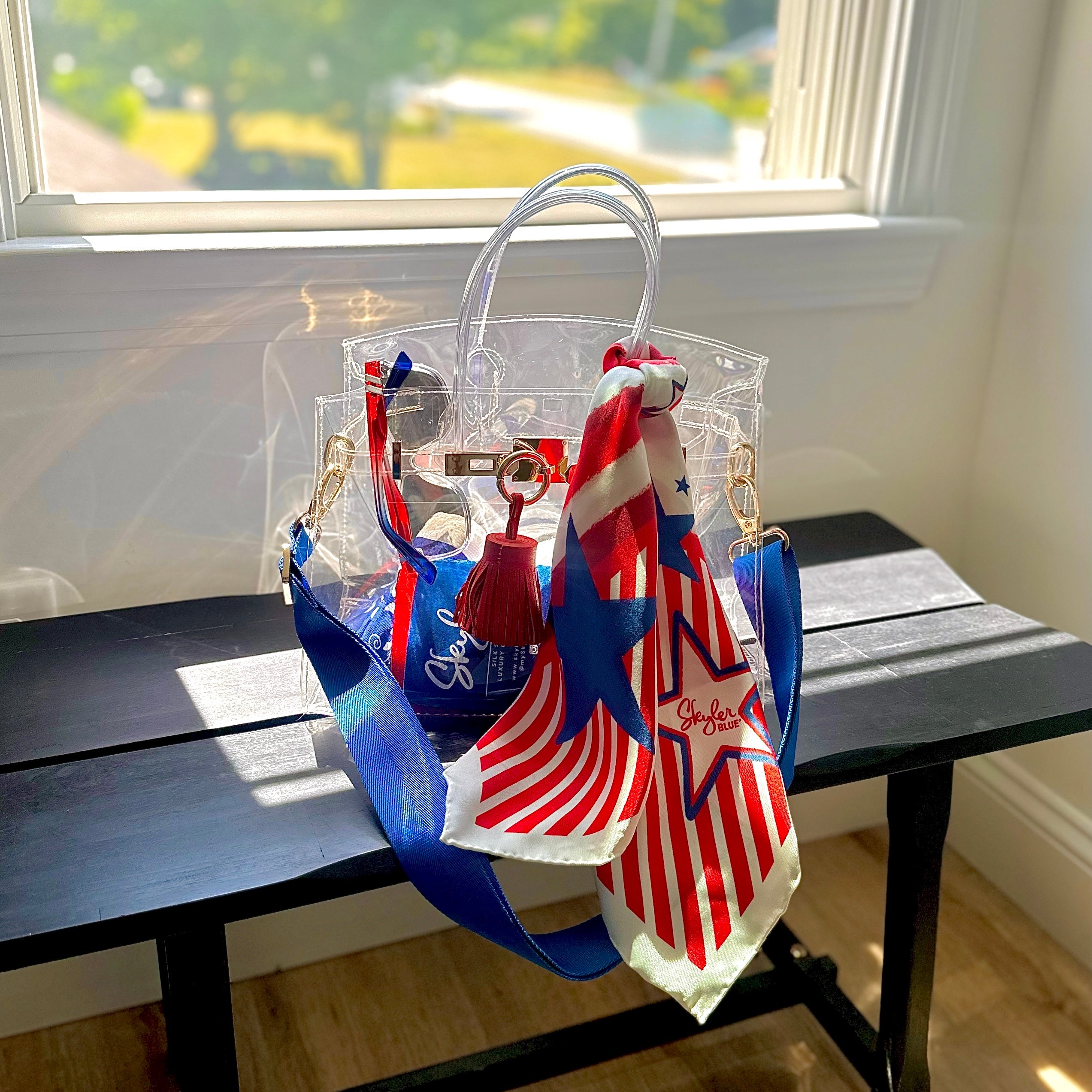 The America Clear Large Satchel Bag