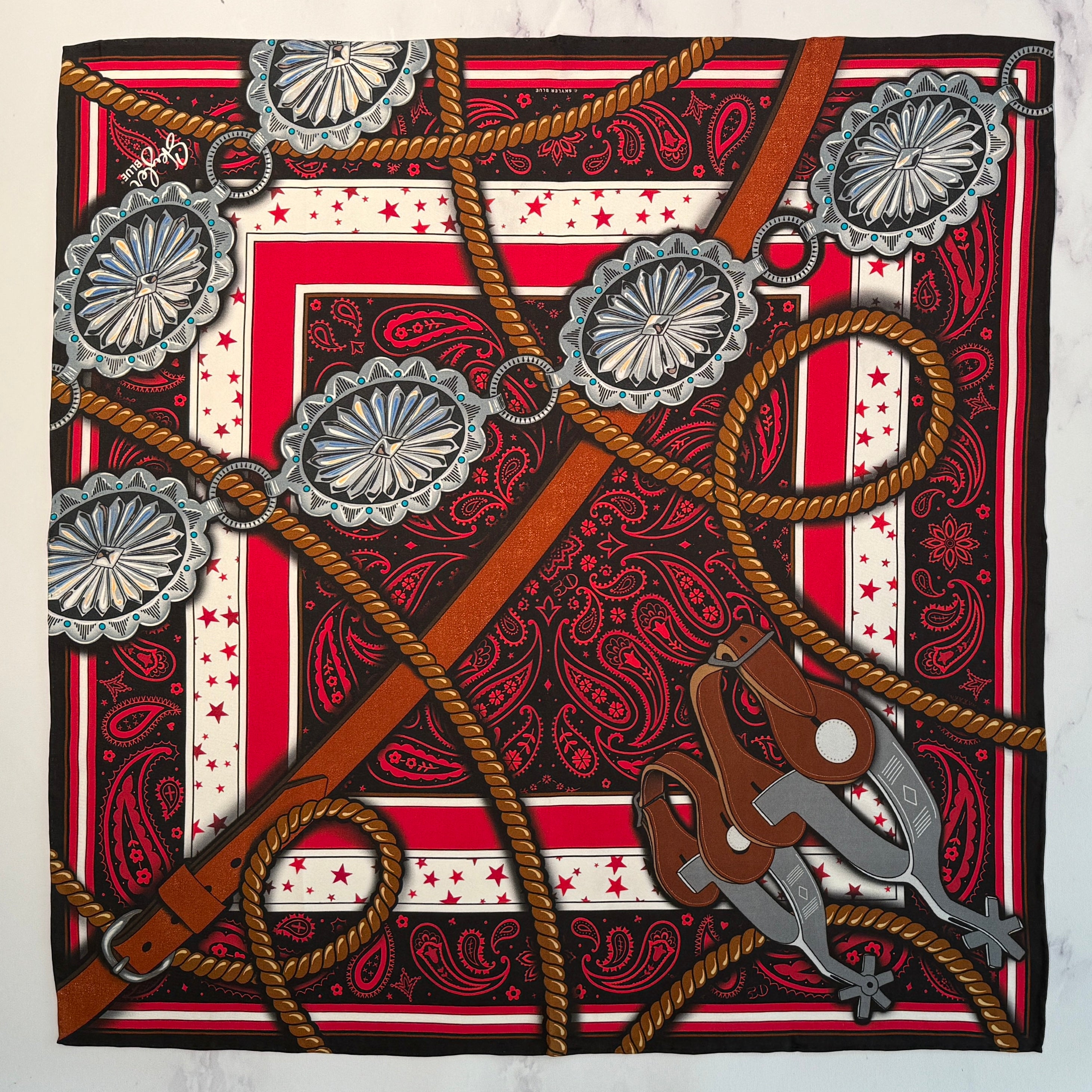 The Blushing Cowgirl Clear Large Satchel Bag