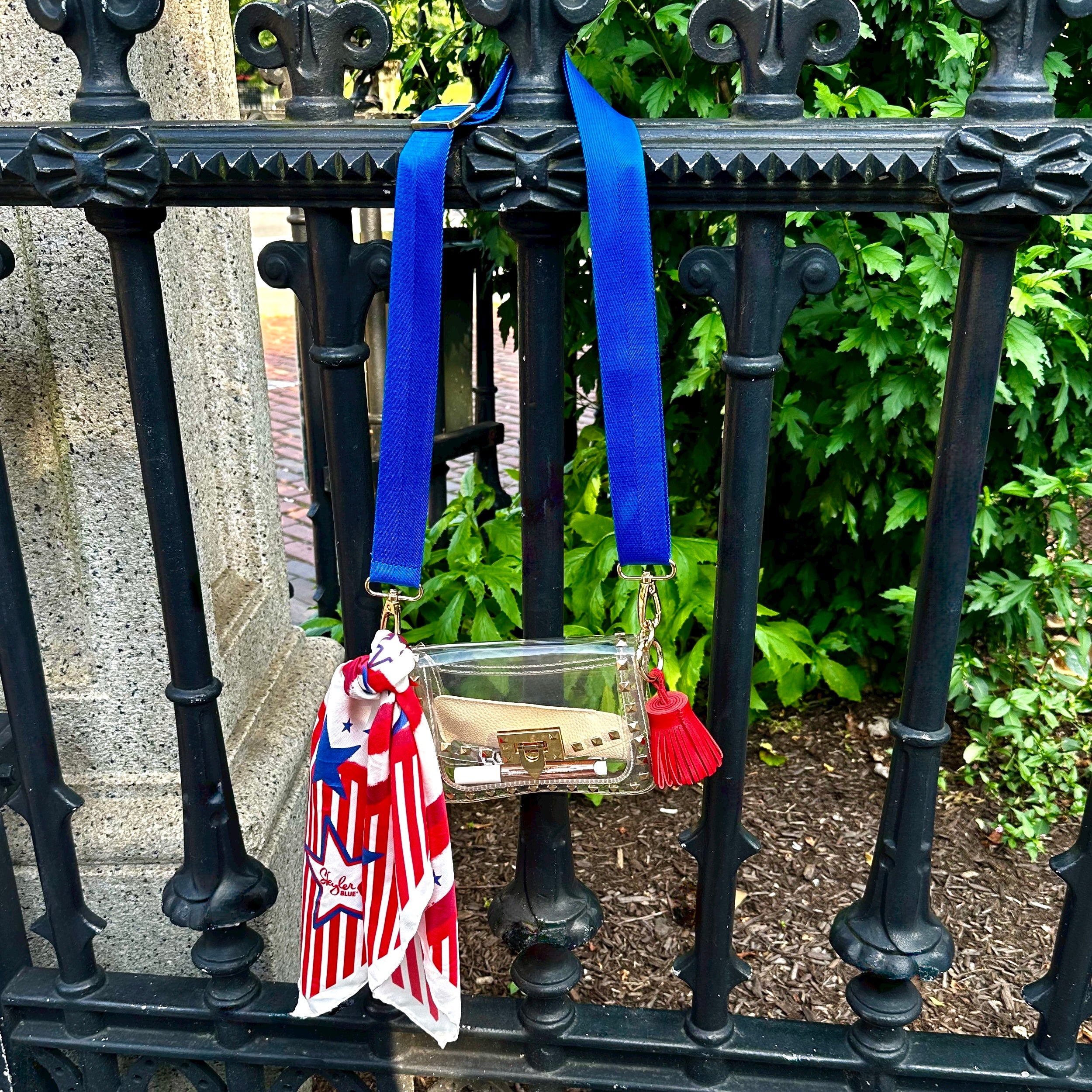 The America Clear Small Studded Bag