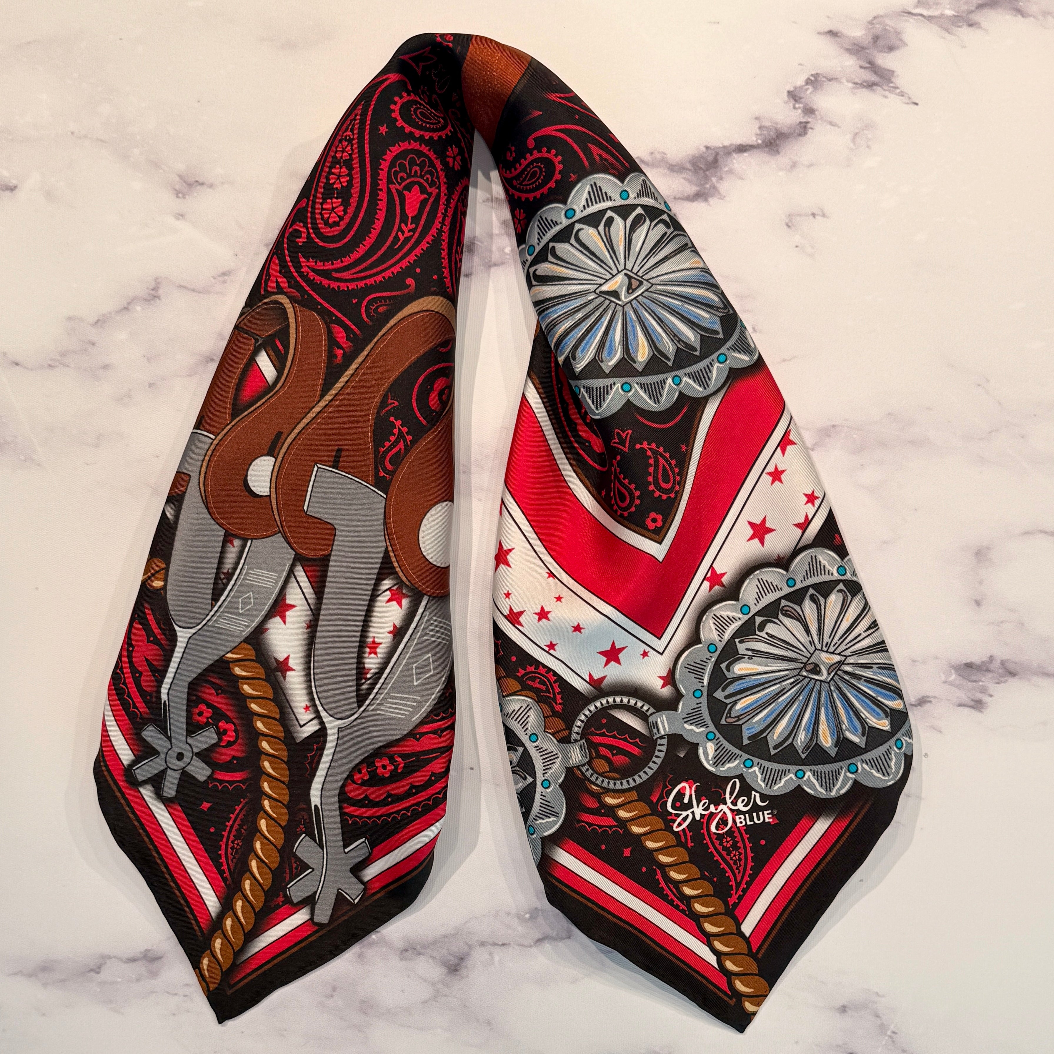 The Blushing Cowgirl Clear Small Studded Bag