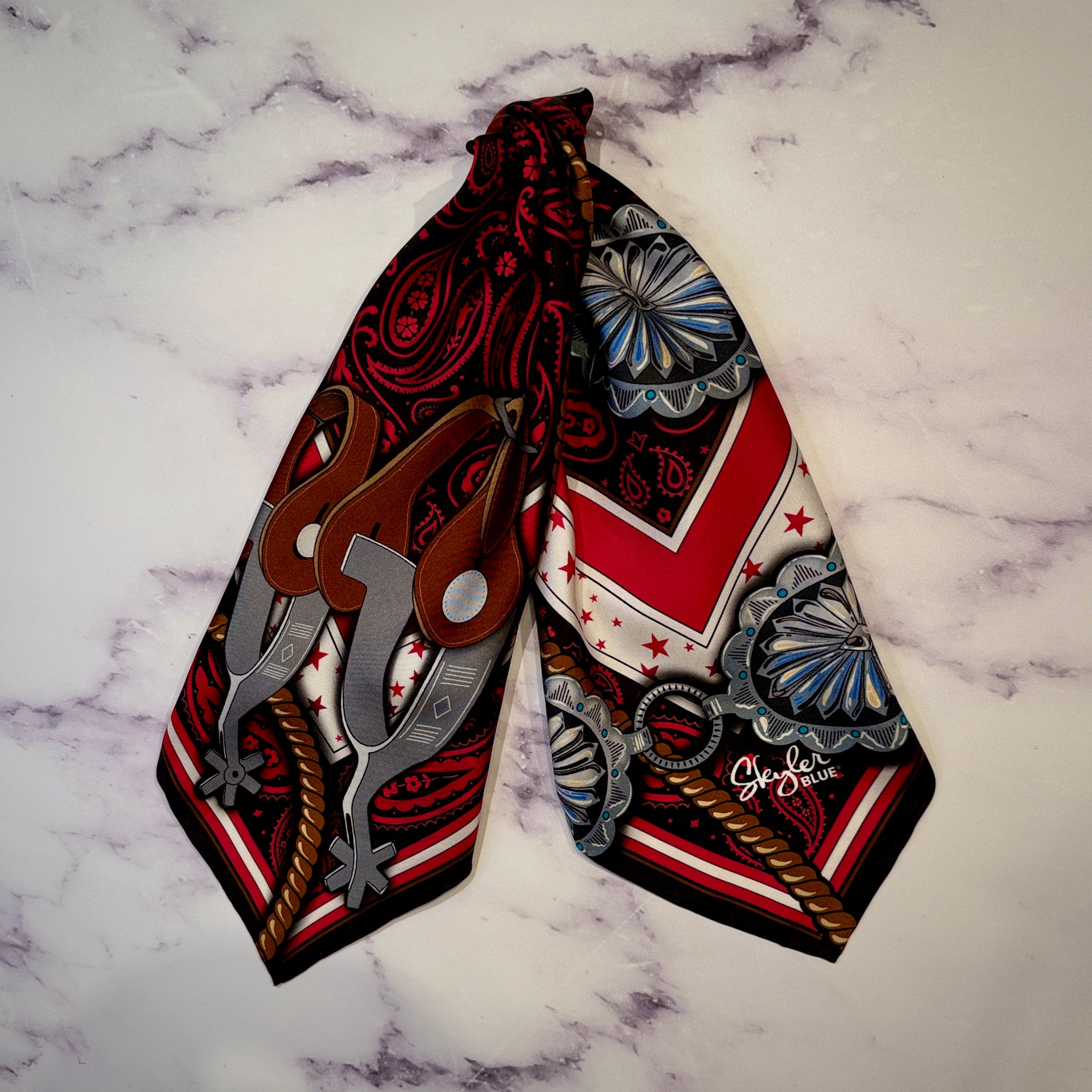 The Blushing Cowgirl Clear Large Satchel Bag