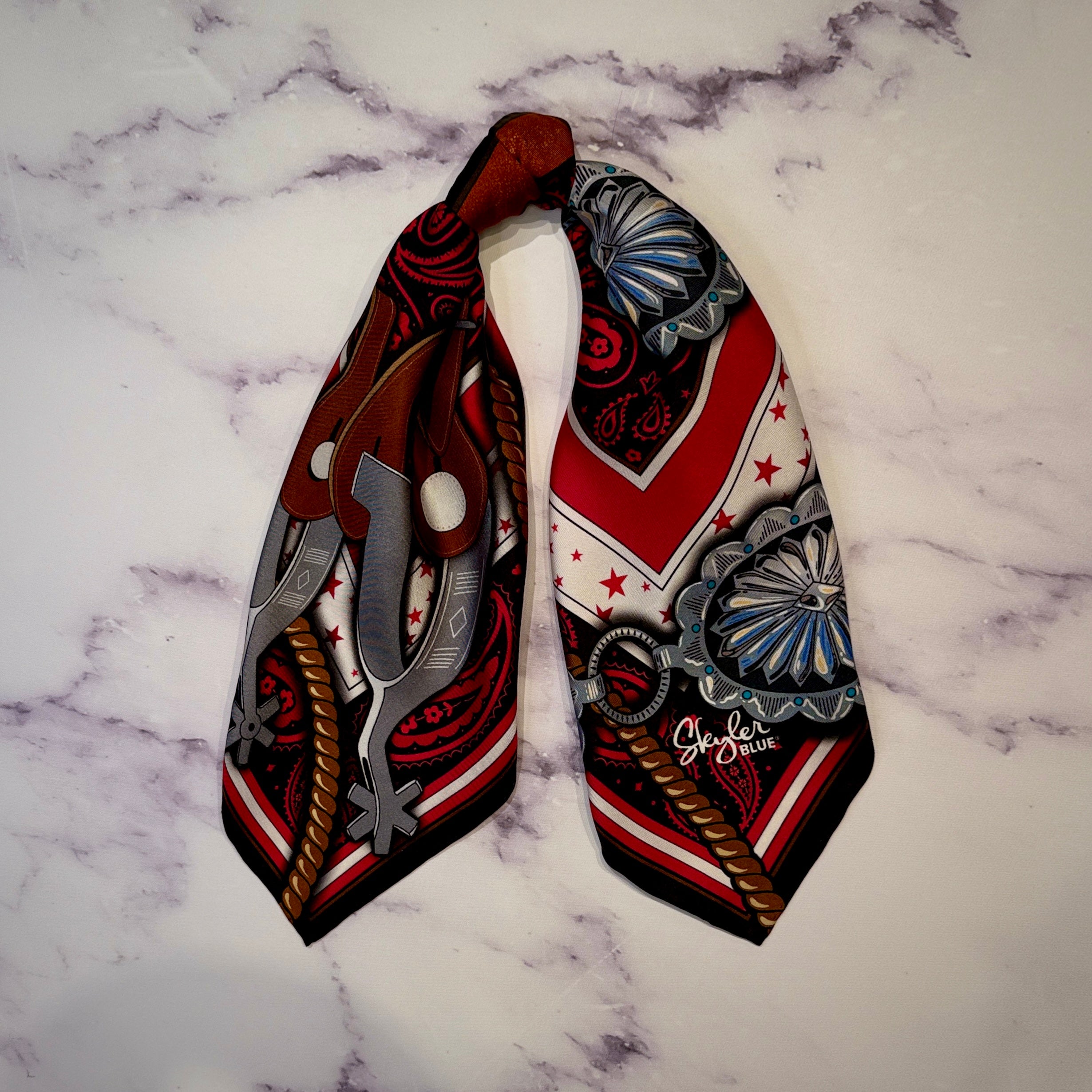 The Blushing Cowgirl Clear Large Satchel Bag