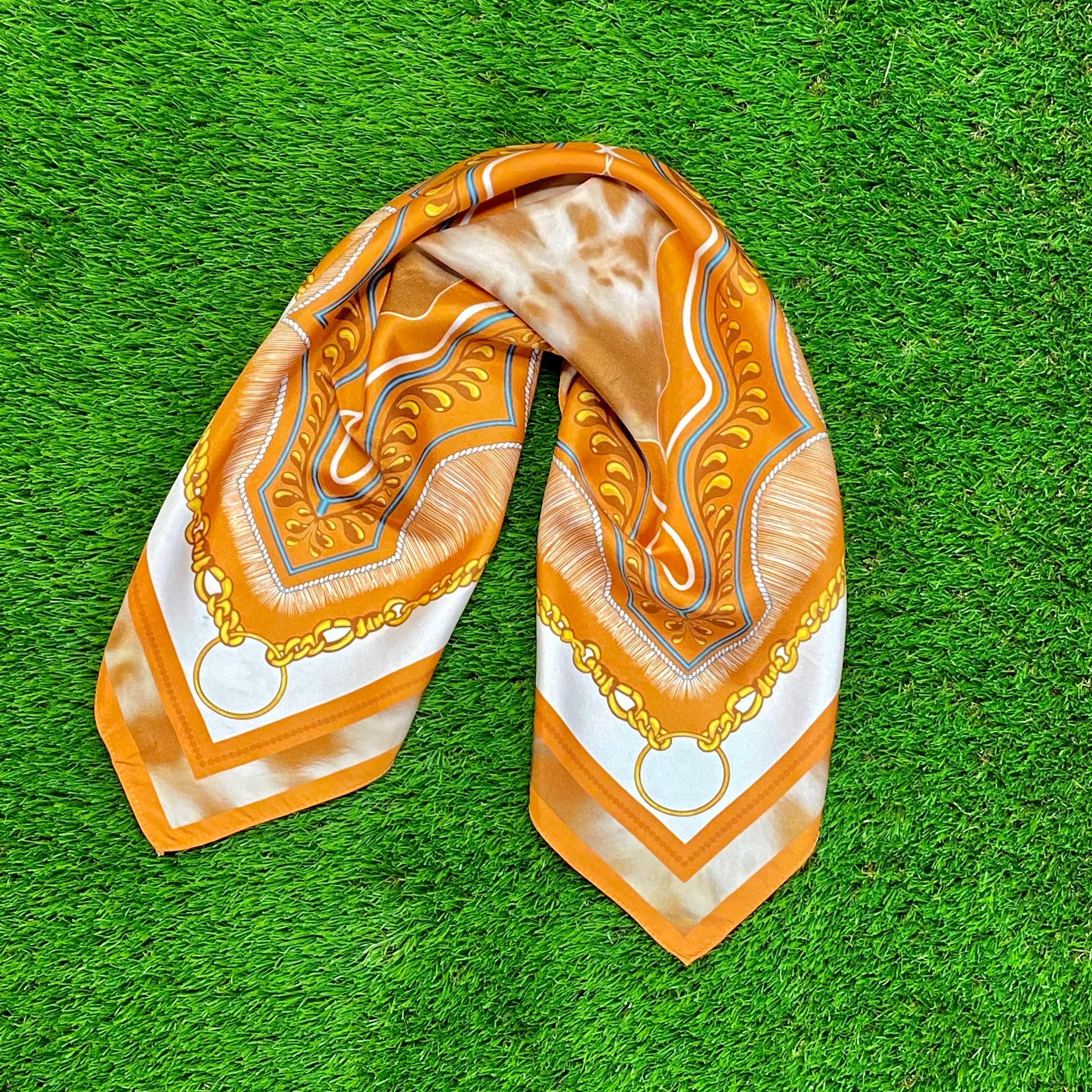 Skyler Blue’s The Austin 001 60-centimeter 100% silk twill scarf