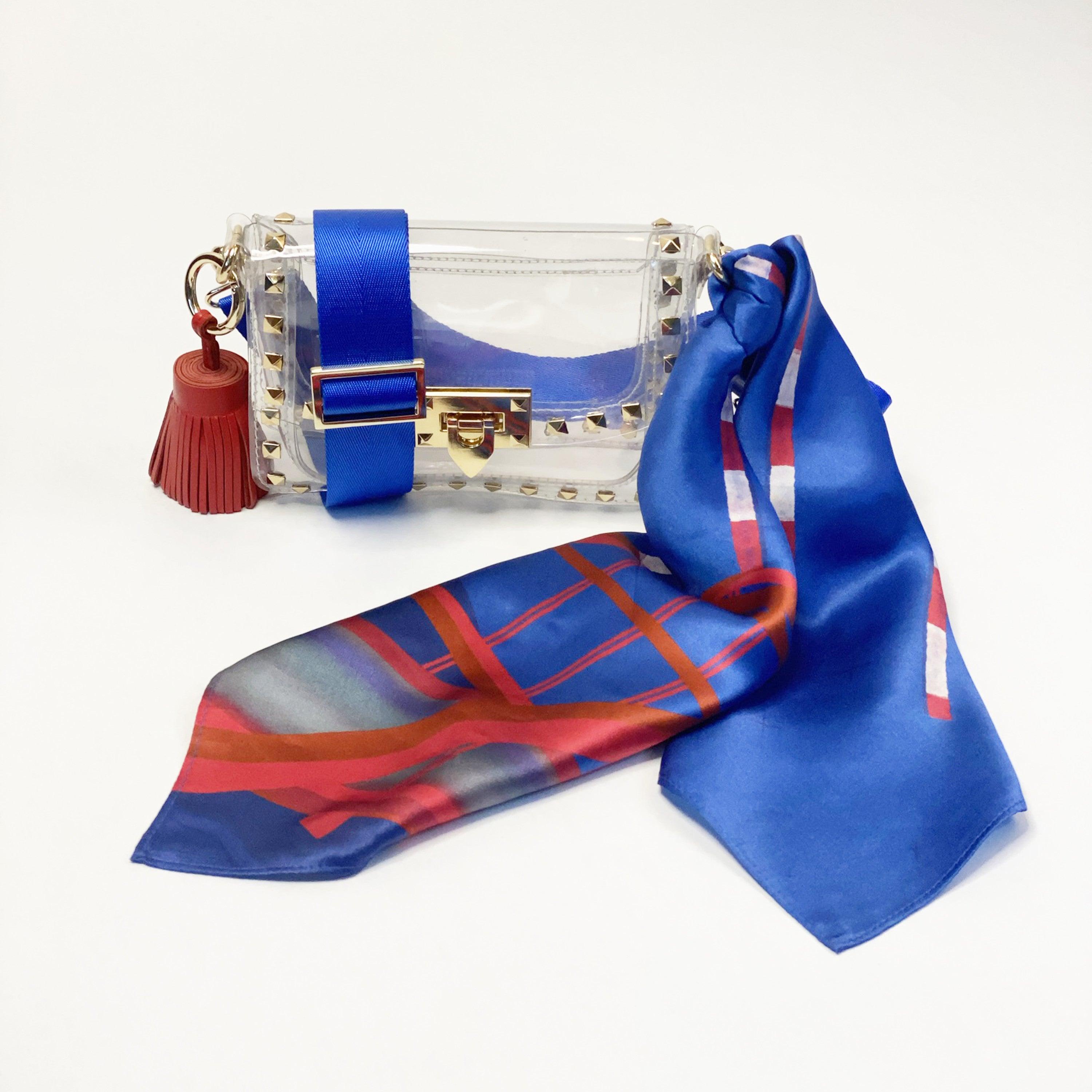 The Westlake Clear Small Studded Bag