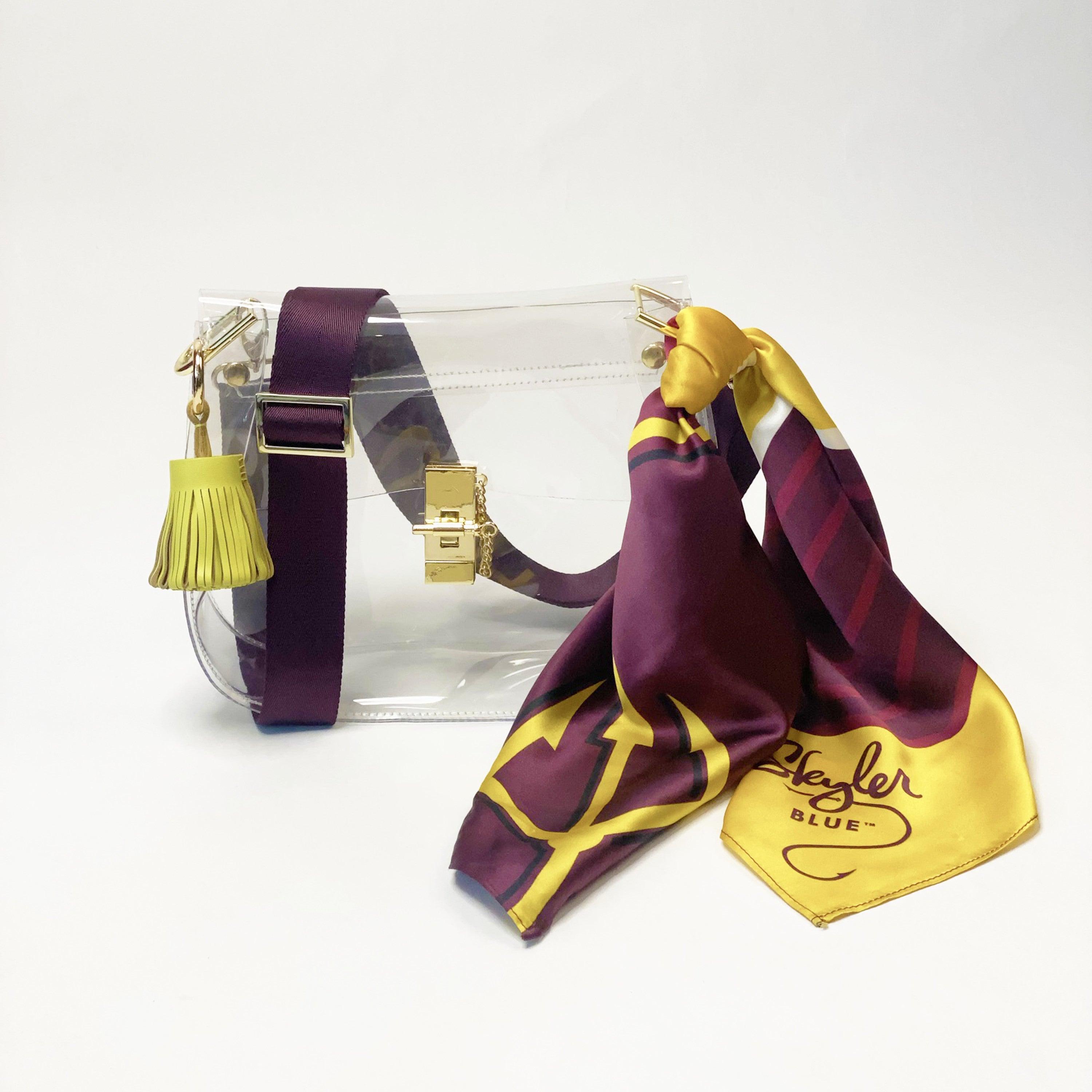 The Tempe Clear Medium Saddle Bag