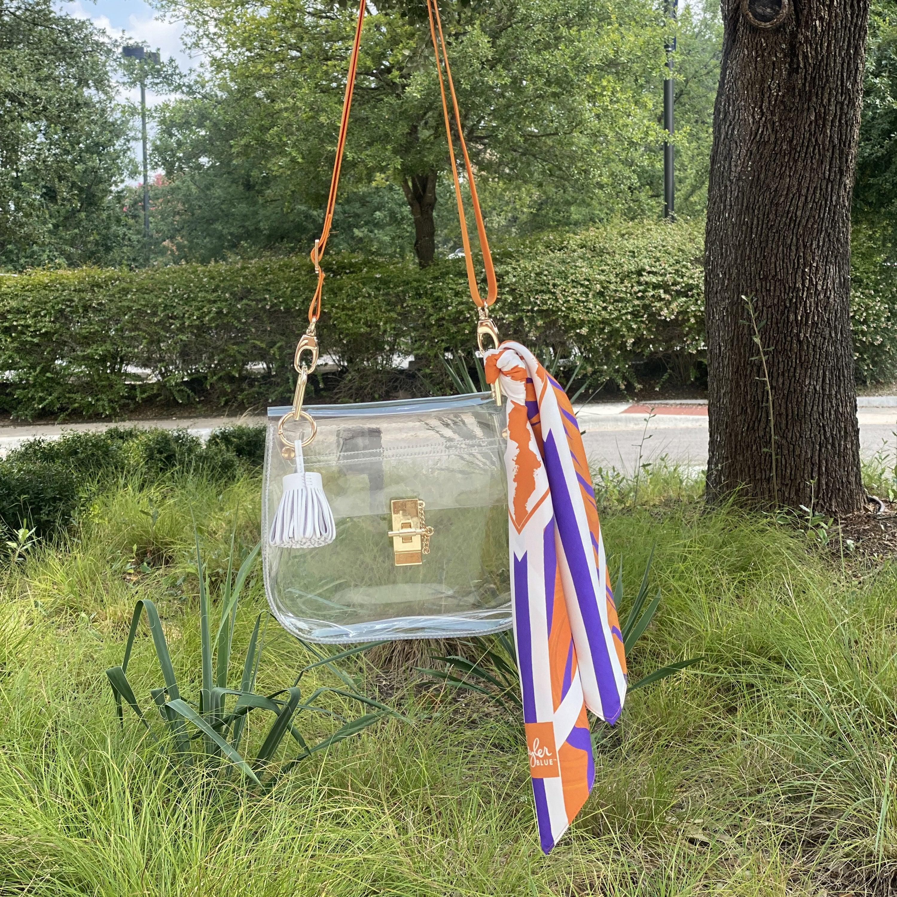 The Howard Clear Medium Saddle Bag