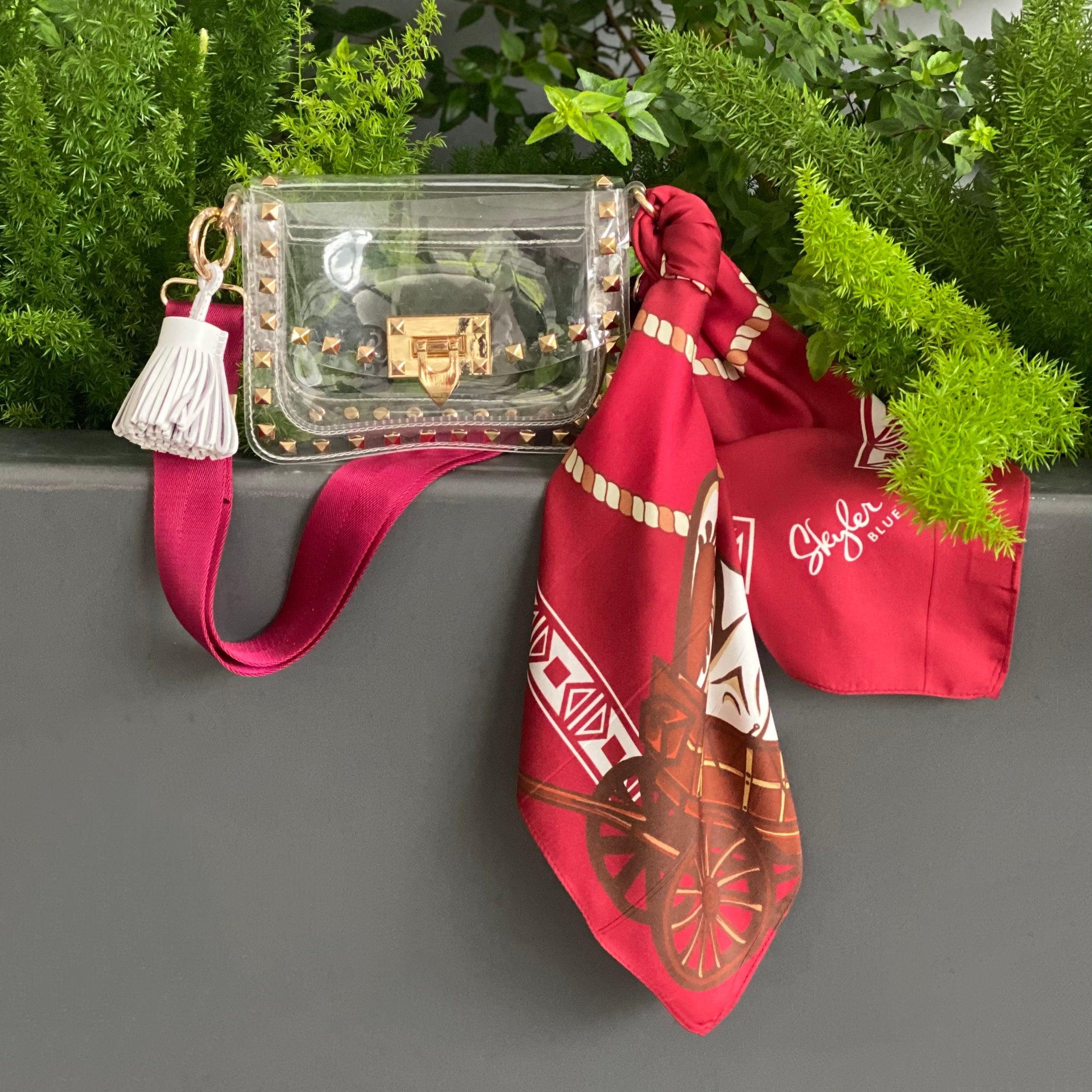 The Norman Clear Small Studded Bag