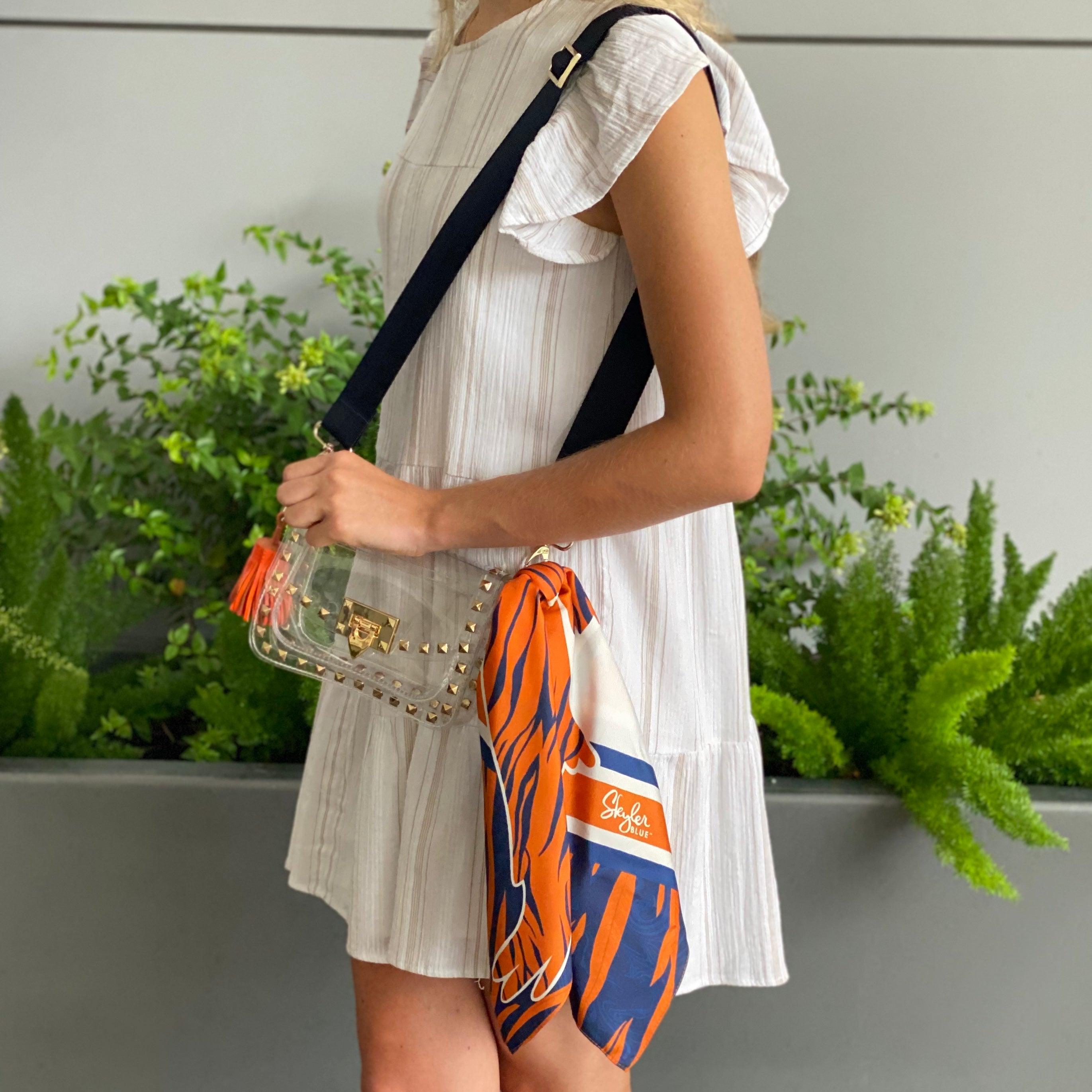 The Toomer Clear Small Studded Bag