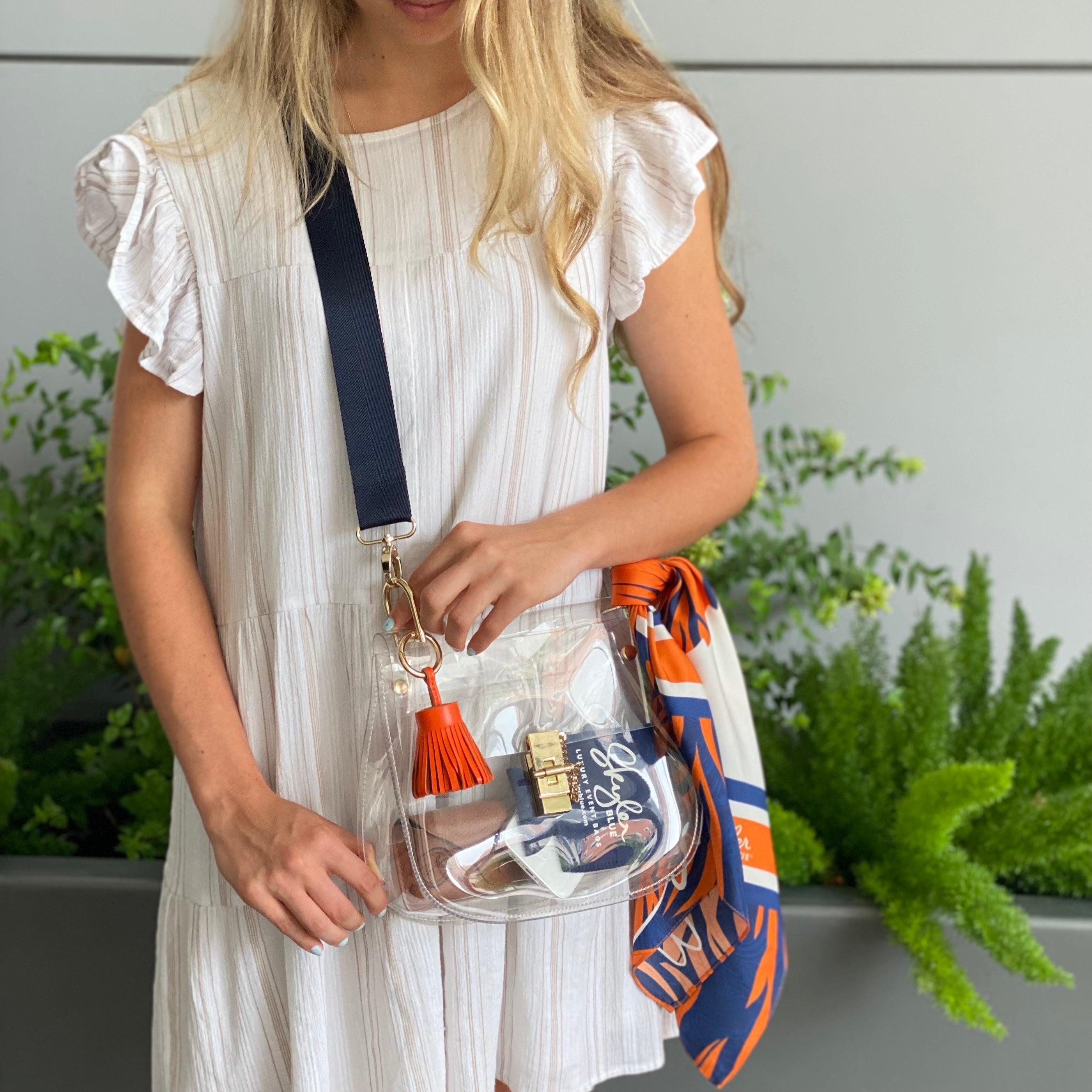 The Toomer Clear Medium Saddle Bag