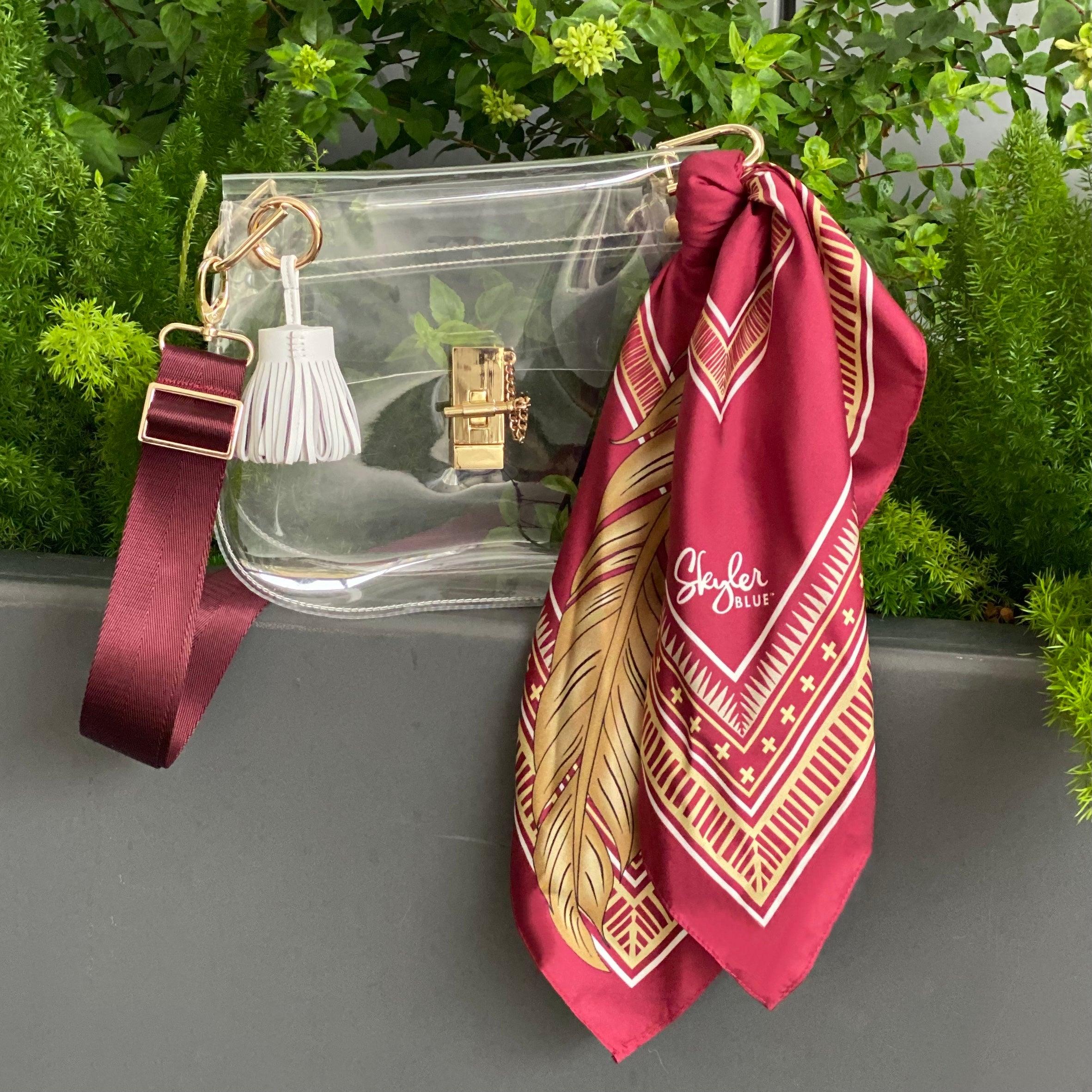 The Tallahassee Clear Medium Saddle Bag