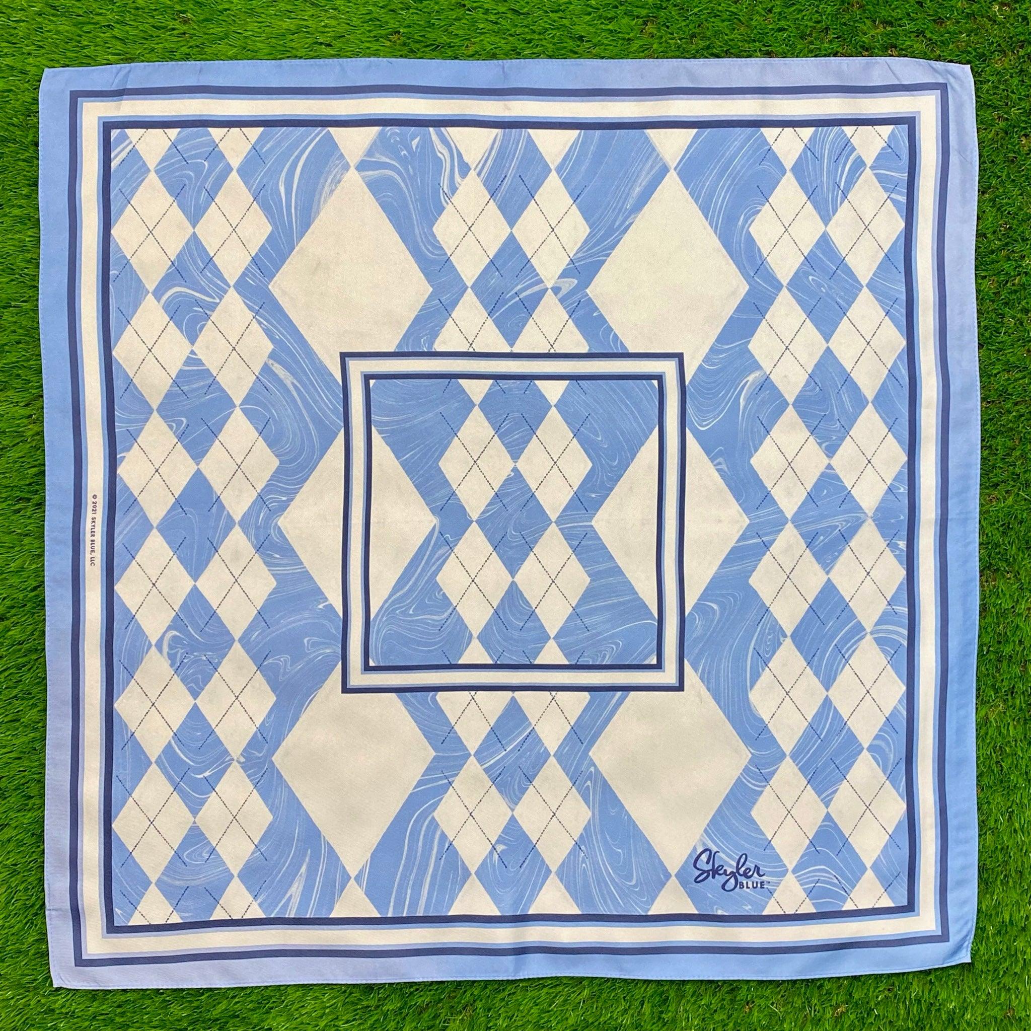 Skyler Blue’s The Chapel Hill 60-centimeter 100% silk twill scarf