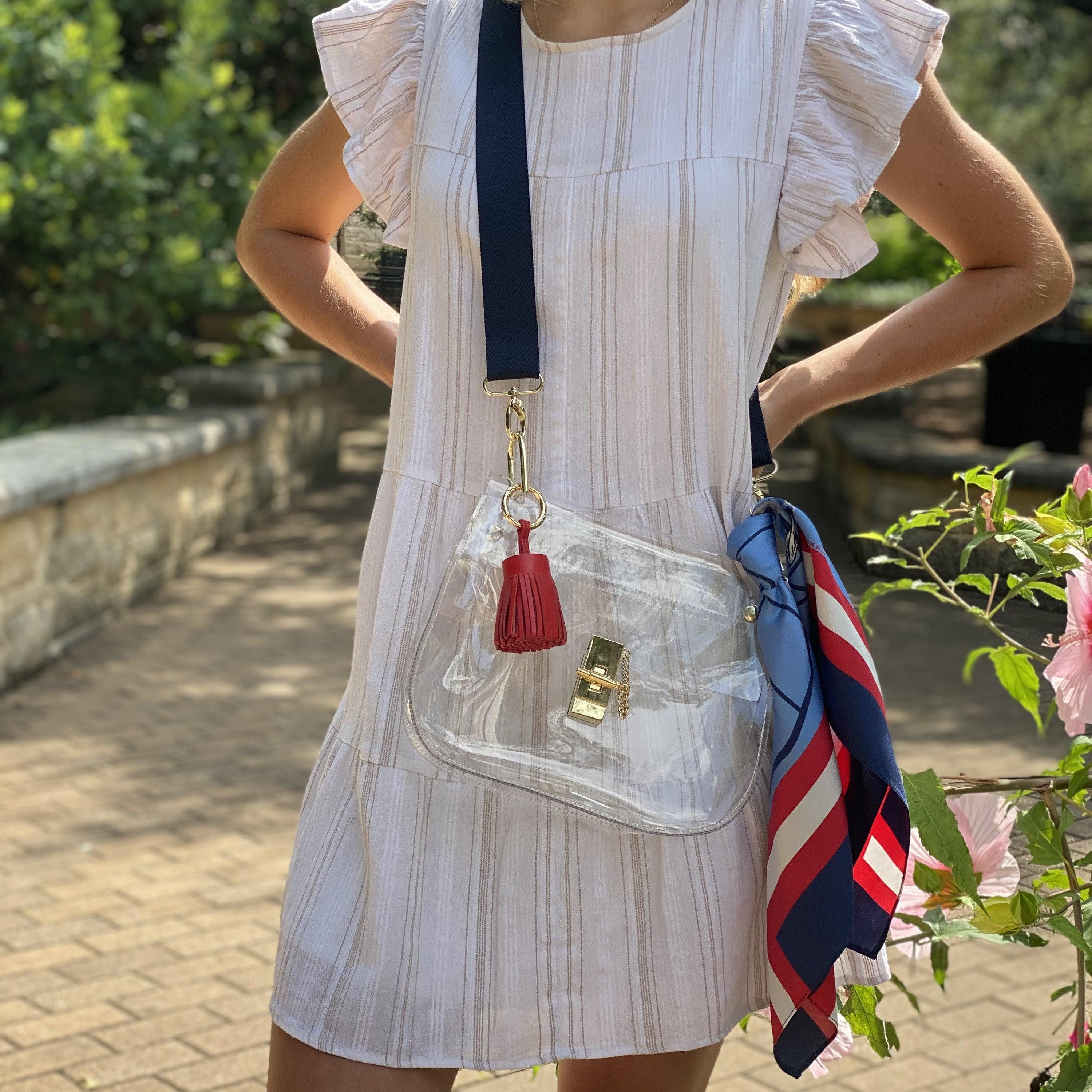 The Oxford Clear Medium Saddle Bag