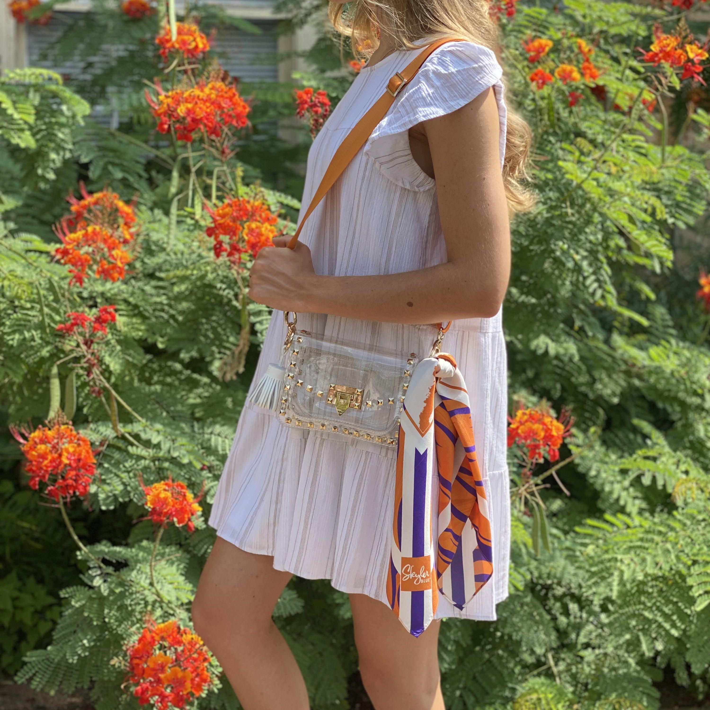 The Howard Clear Small Studded Bag