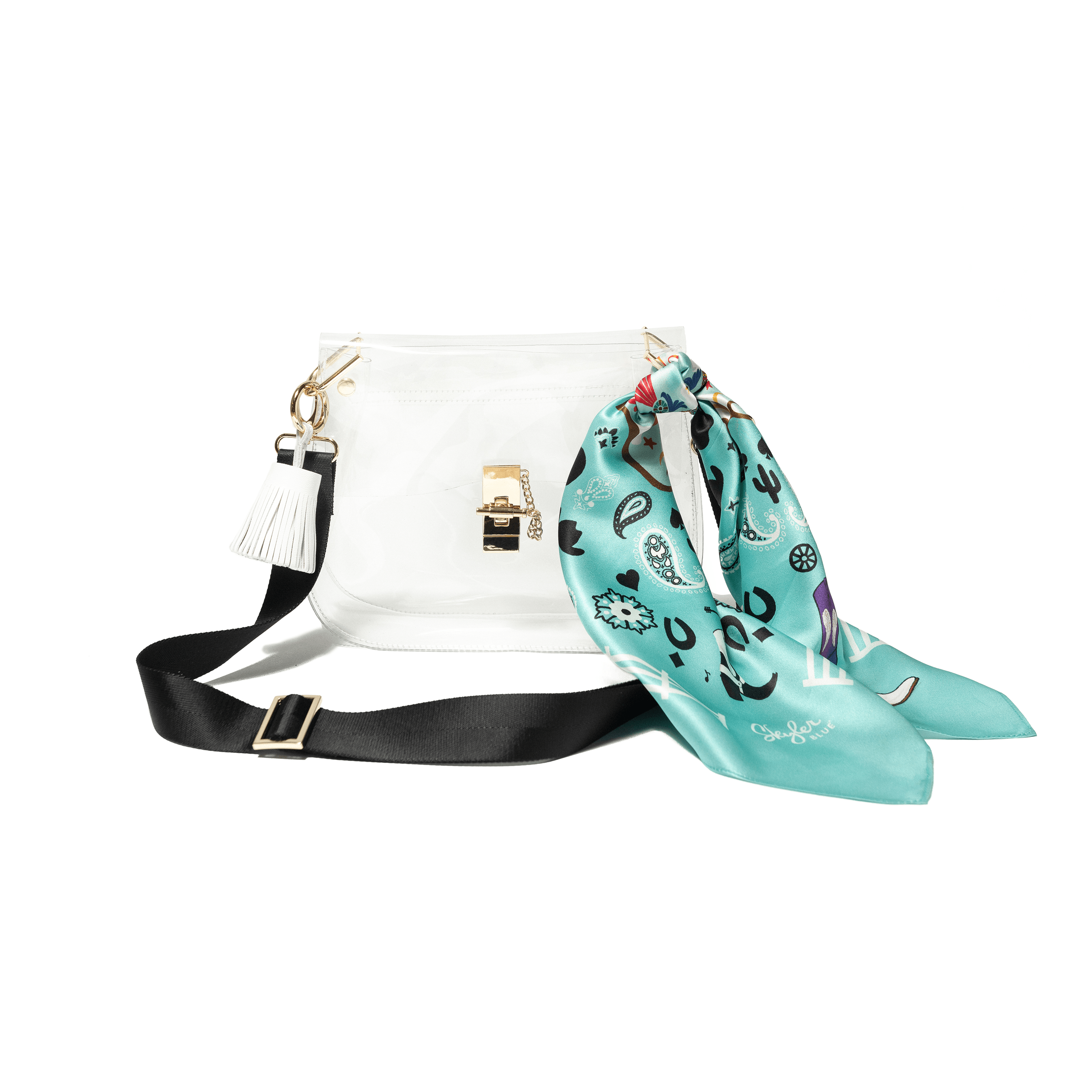 The Rodeo Clear Medium Saddle Bag