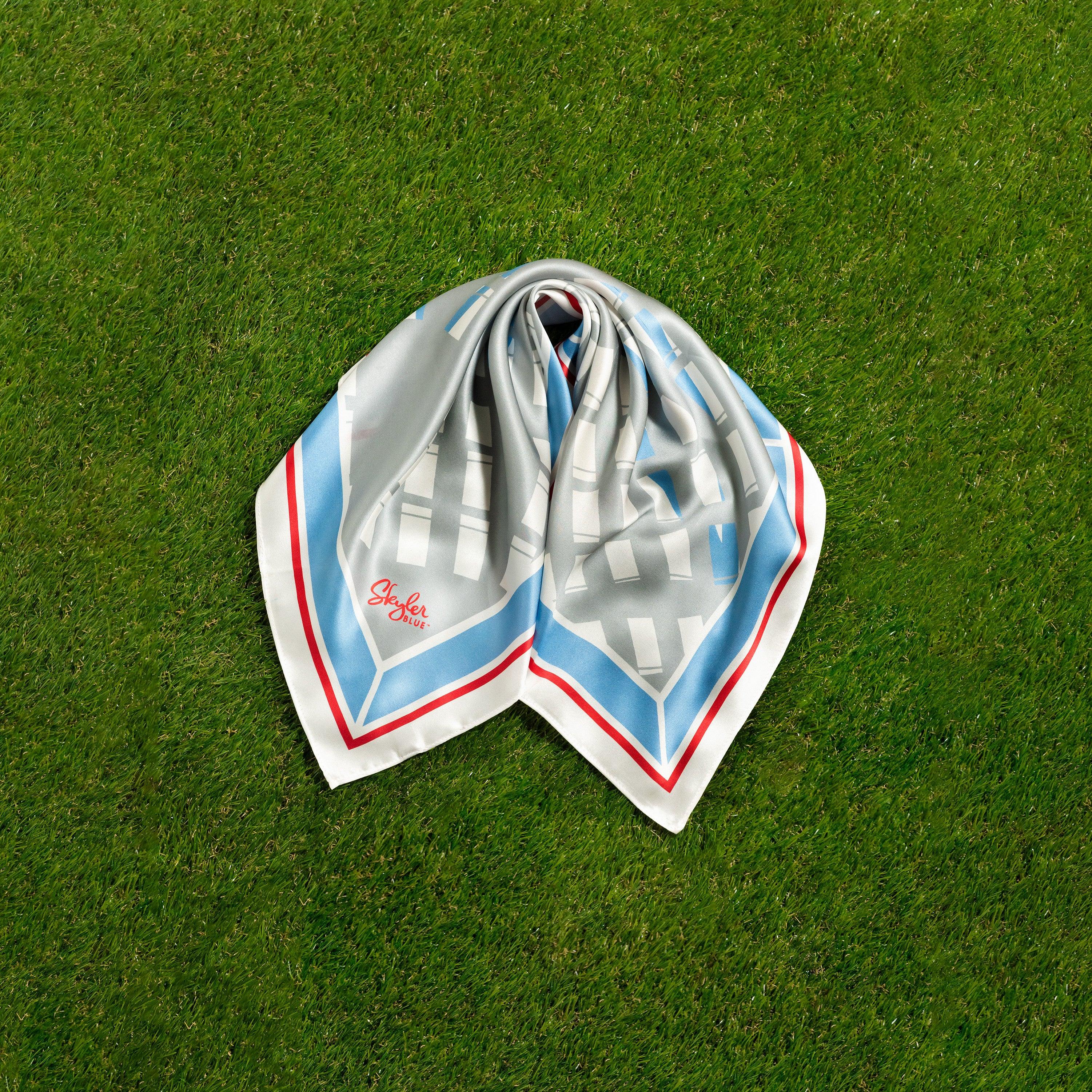 Skyler Blue’s The Dome - Luv Ya 60-centimeter 100% silk twill scarf