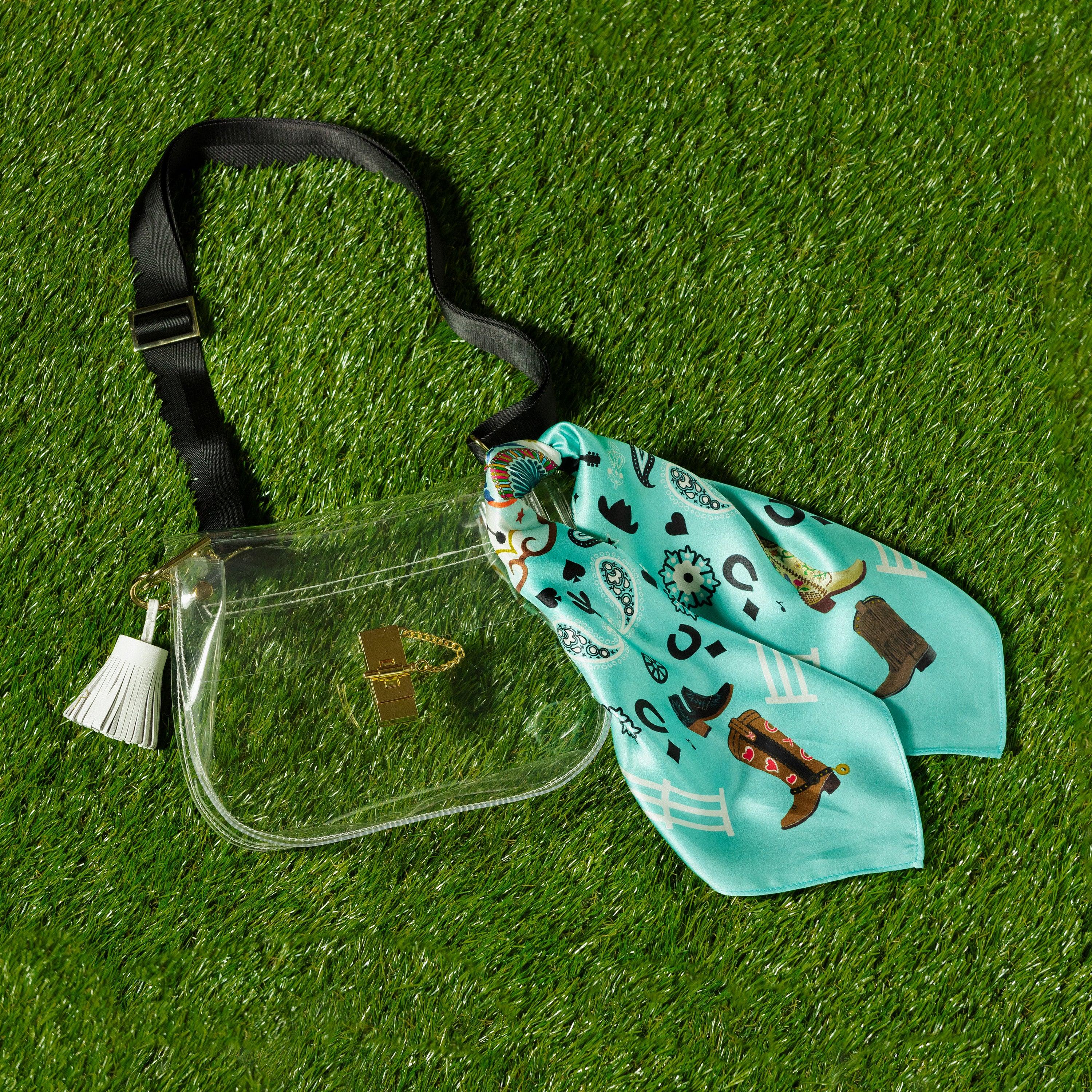 The Rodeo Clear Medium Saddle Bag