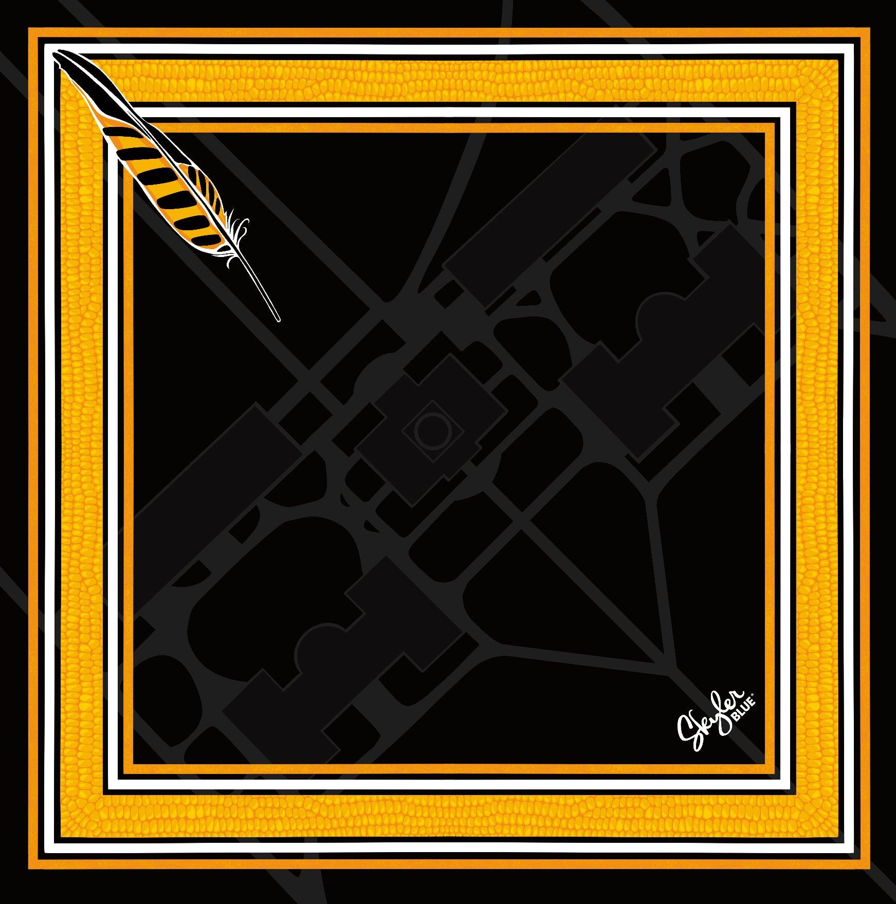 The Iowa City Clear Medium Saddle Bag