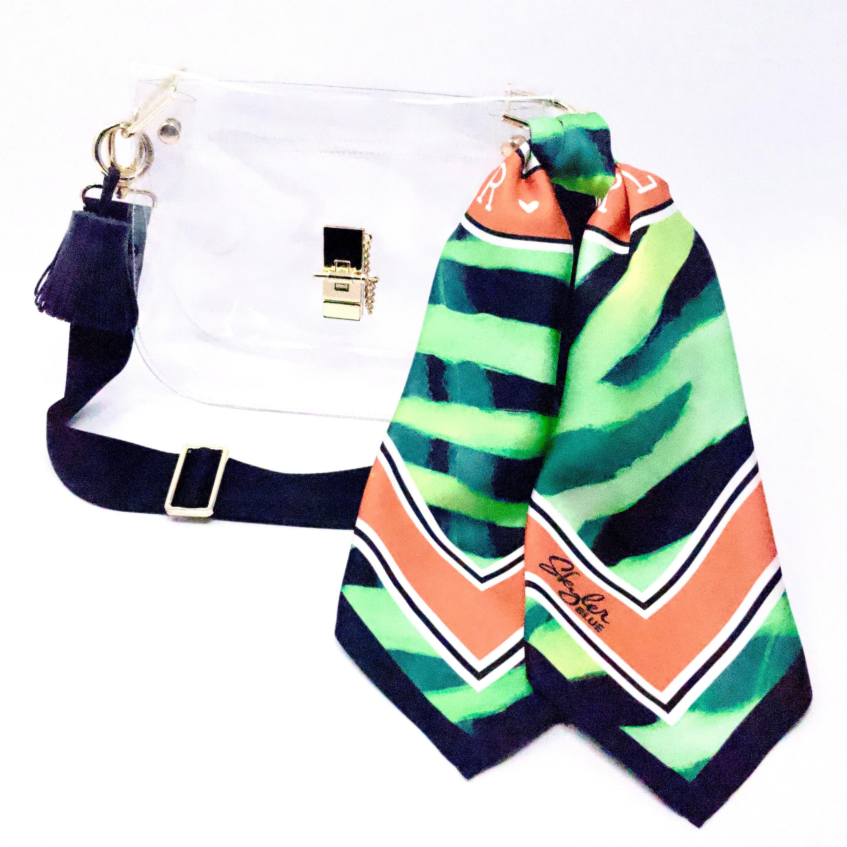 The Lucy Clear Medium Saddle Bag