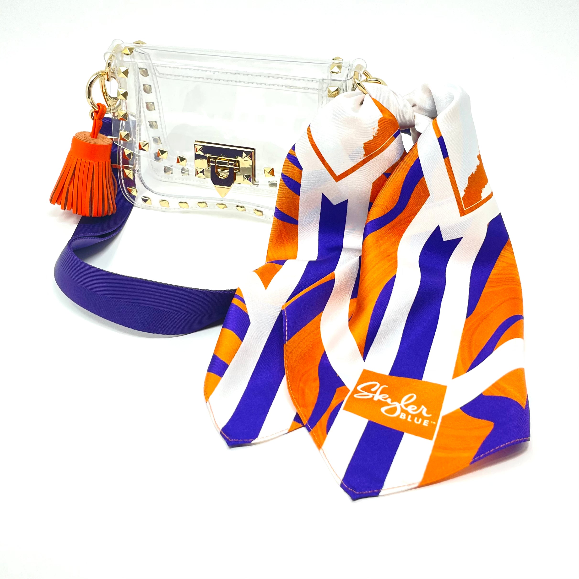 The Howard Clear Small Studded Bag