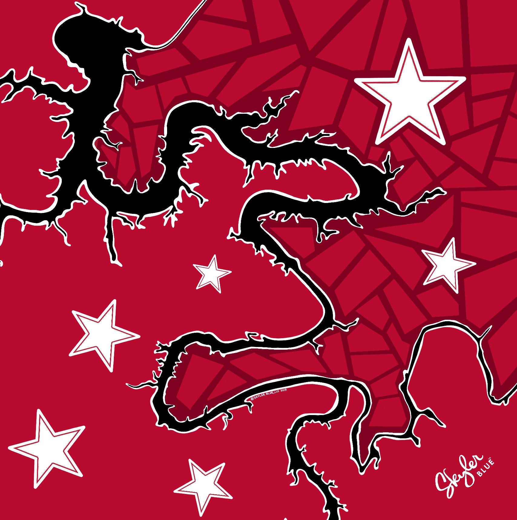 The Lake Travis Scarf 24in