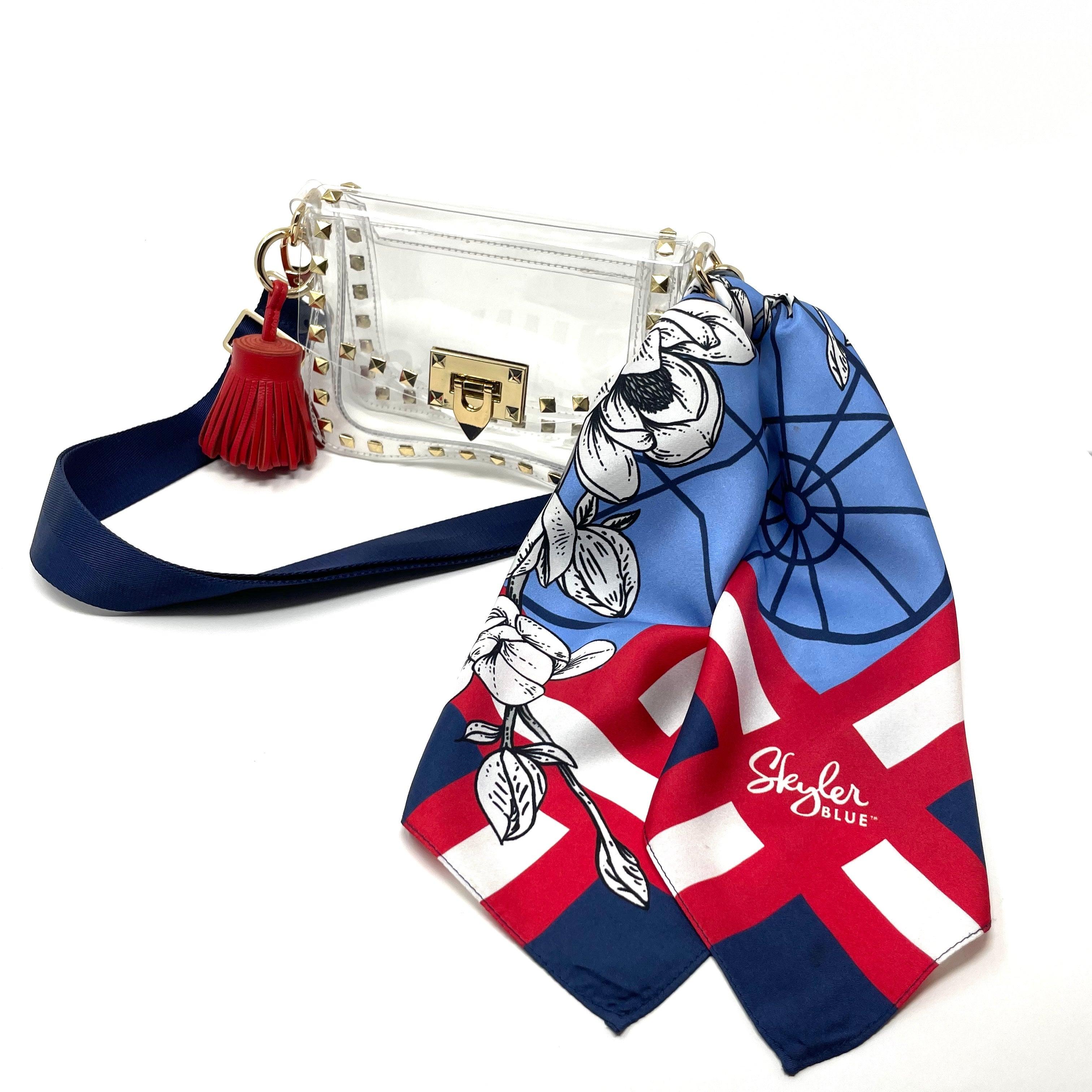 The Oxford Clear Small Studded Bag