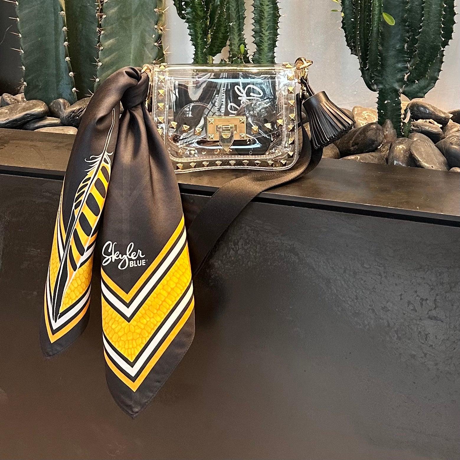 The Iowa City Clear Small Studded Bag