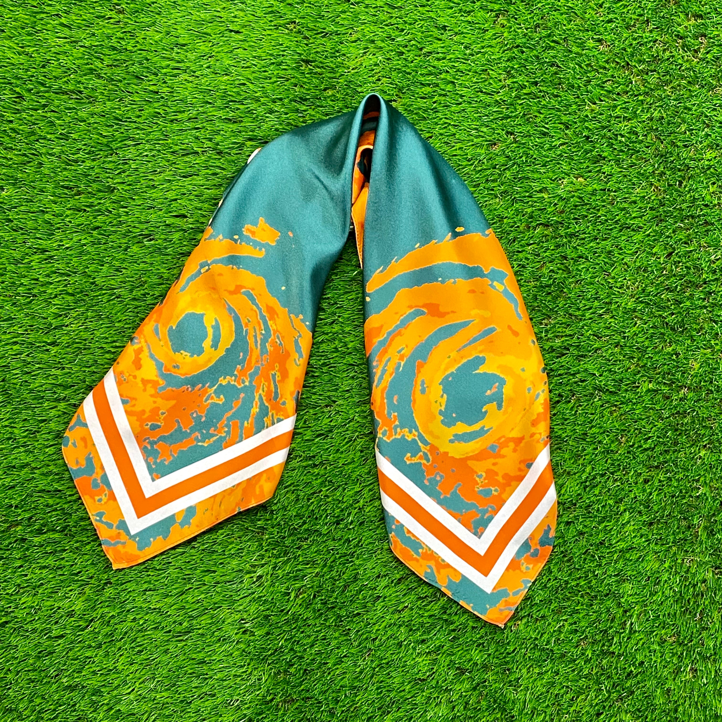 Skyler Blue’s The Coral Gables 60-centimeter 100% silk twill scarf