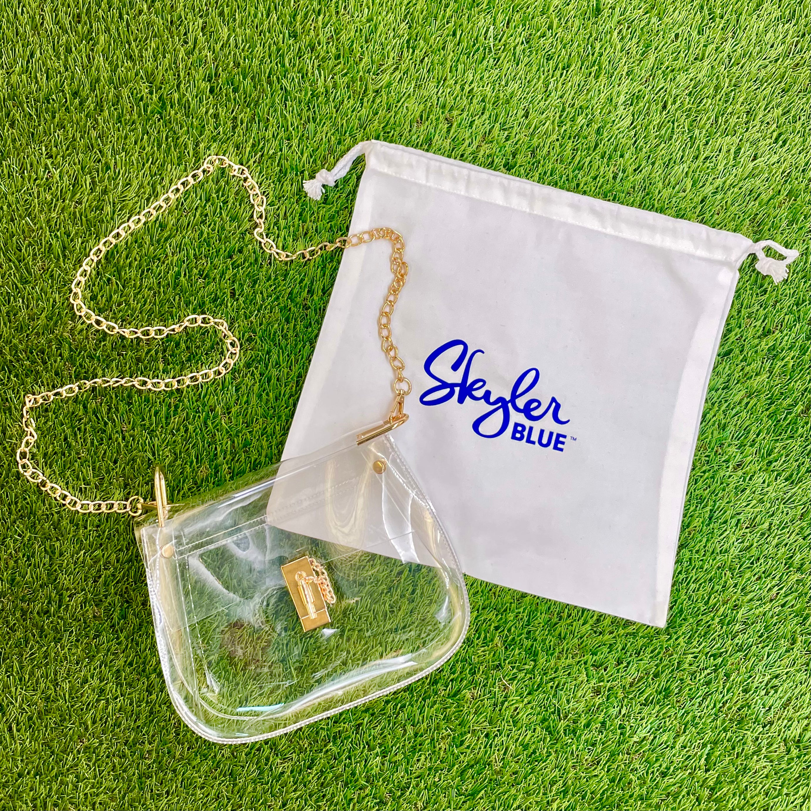 The Eugene Clear Medium Saddle Bag