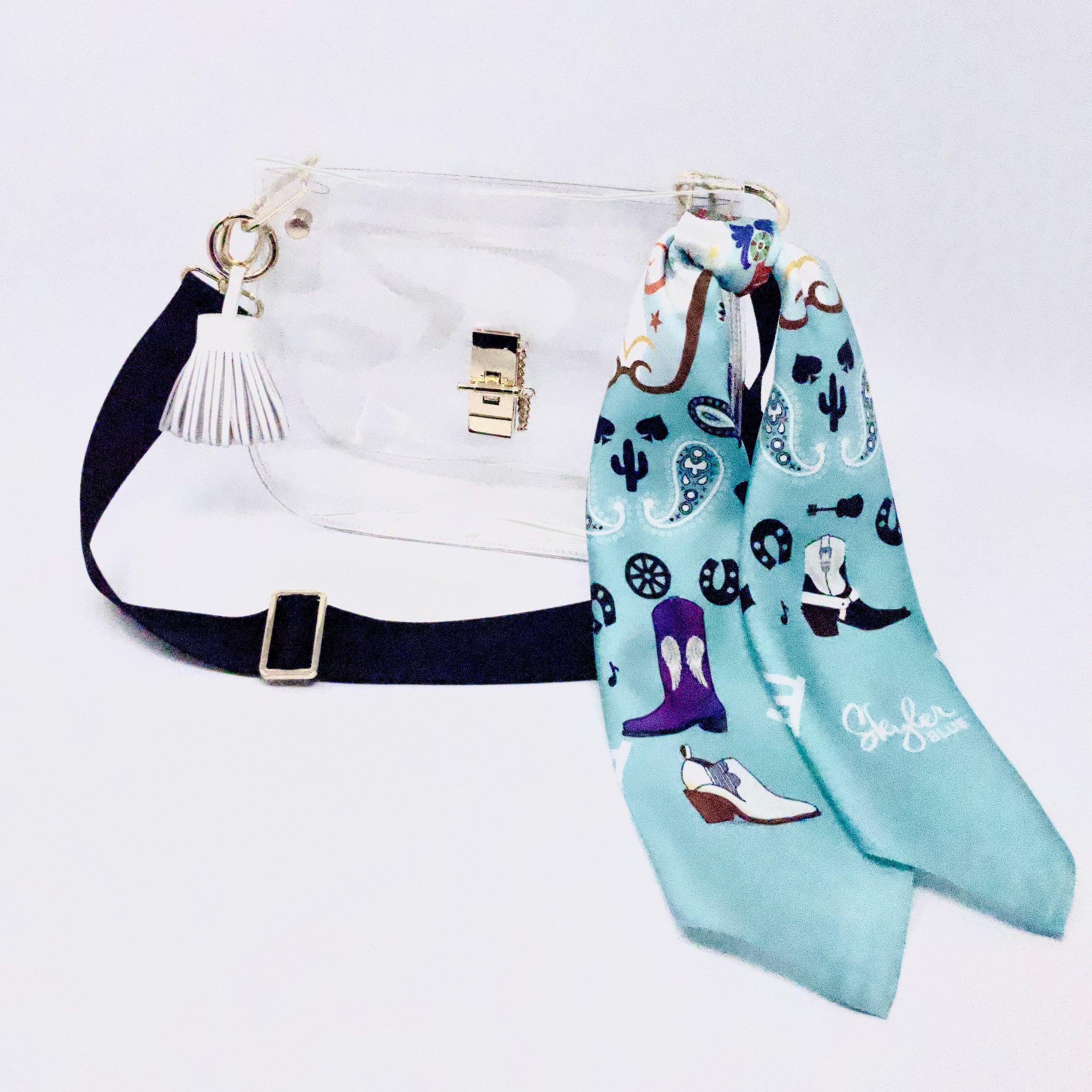 The Rodeo Clear Medium Saddle Bag