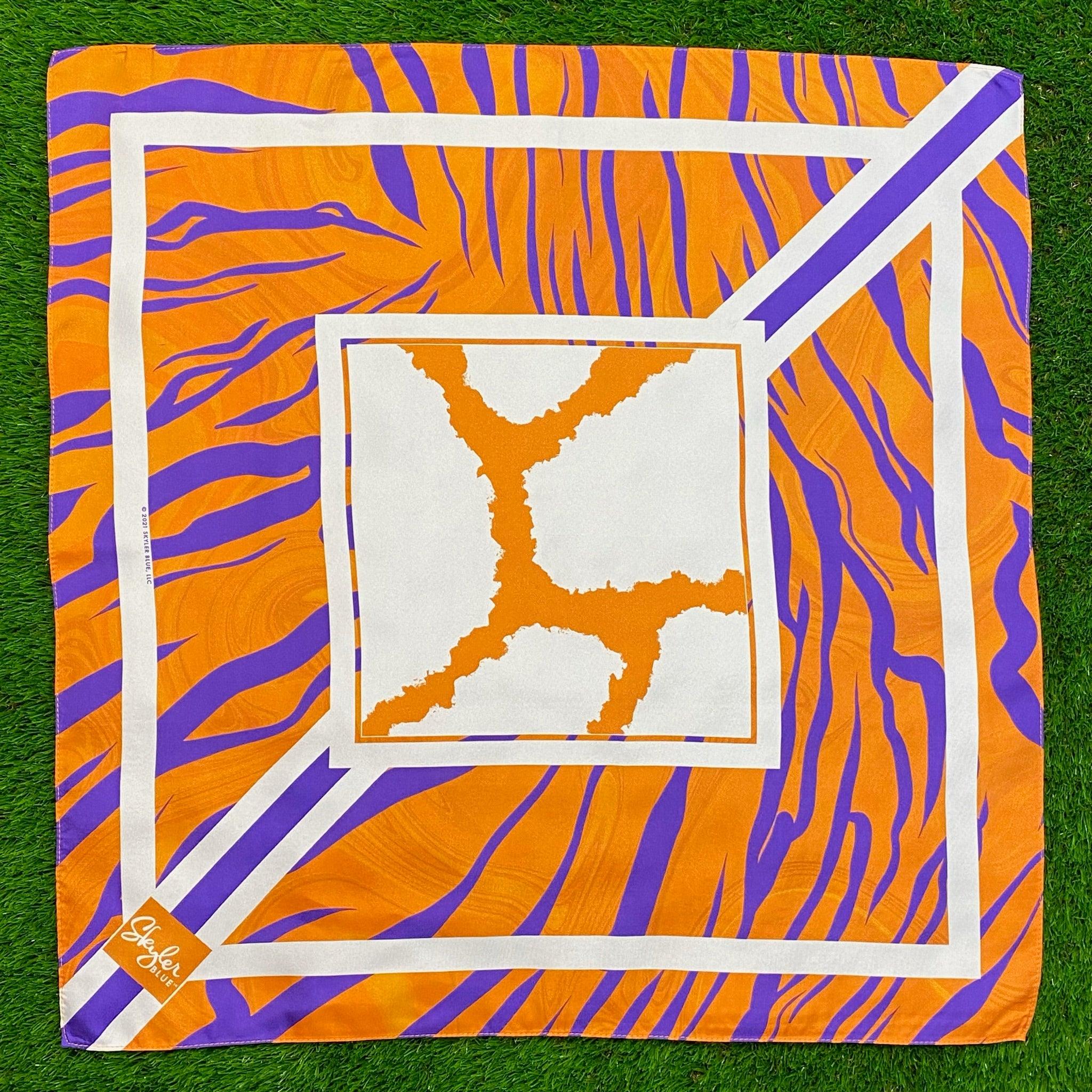 Skyler Blue’s The Howard 60-centimeter 100% silk twill scarf