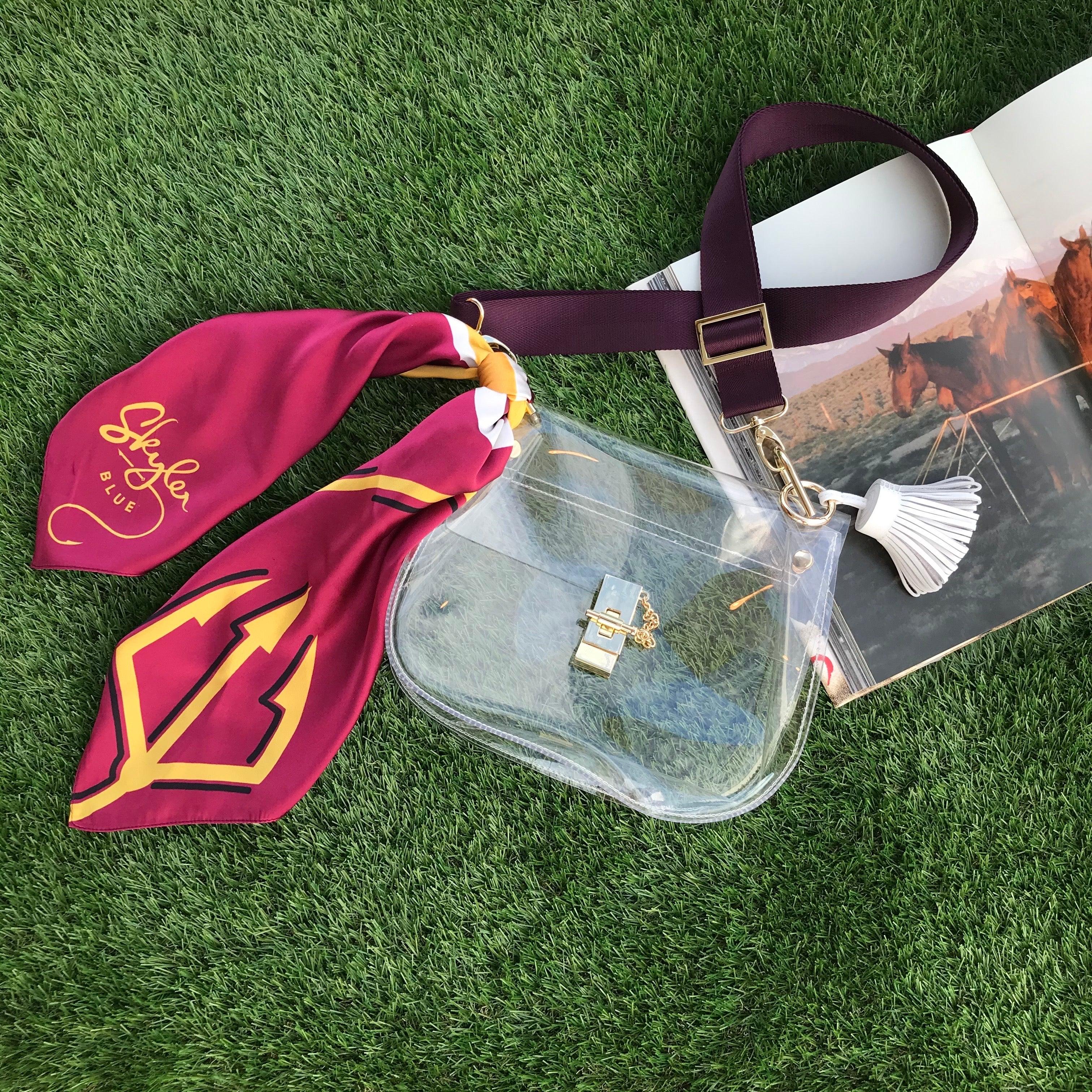 The Tempe Clear Medium Saddle Bag