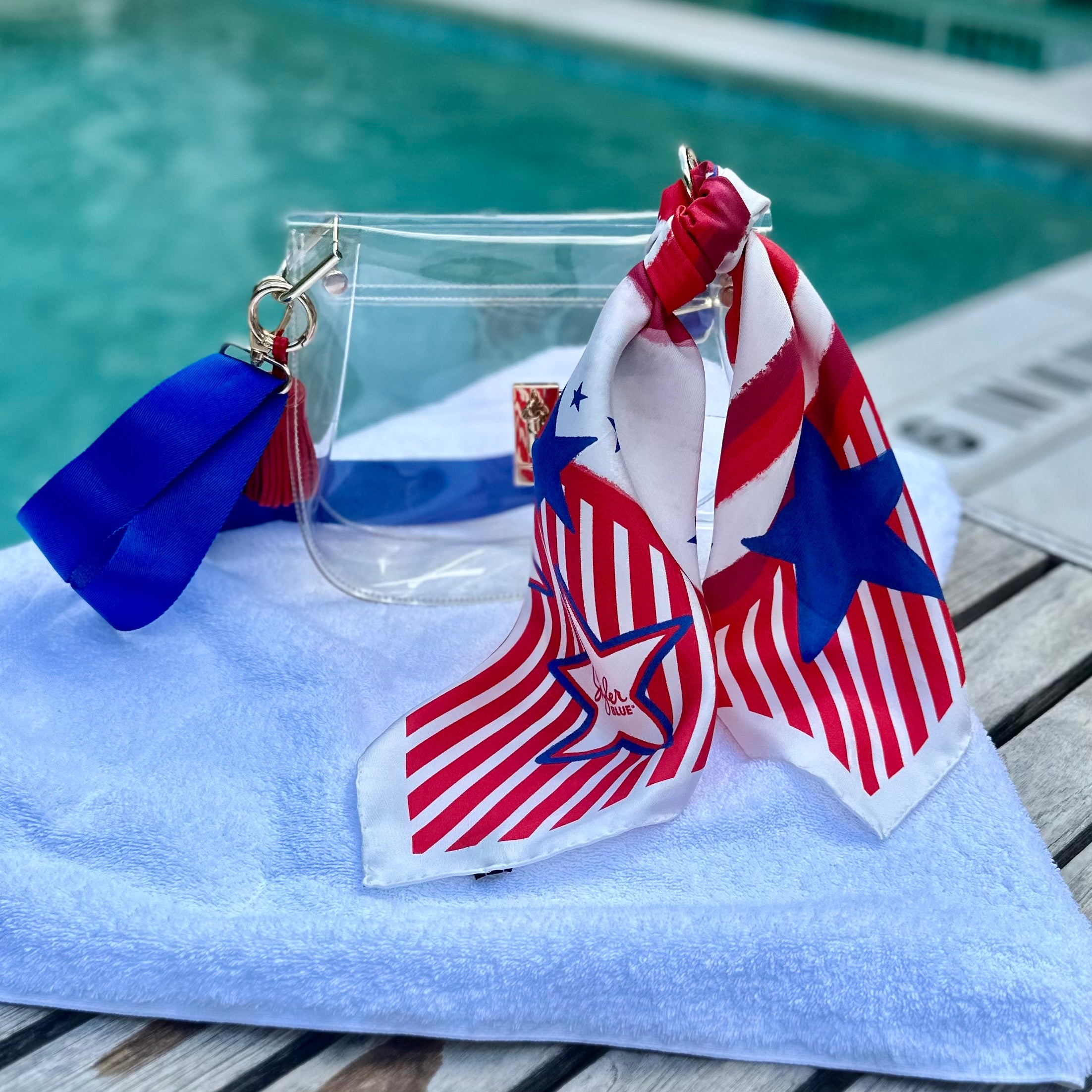 The America Clear Medium Saddle Bag