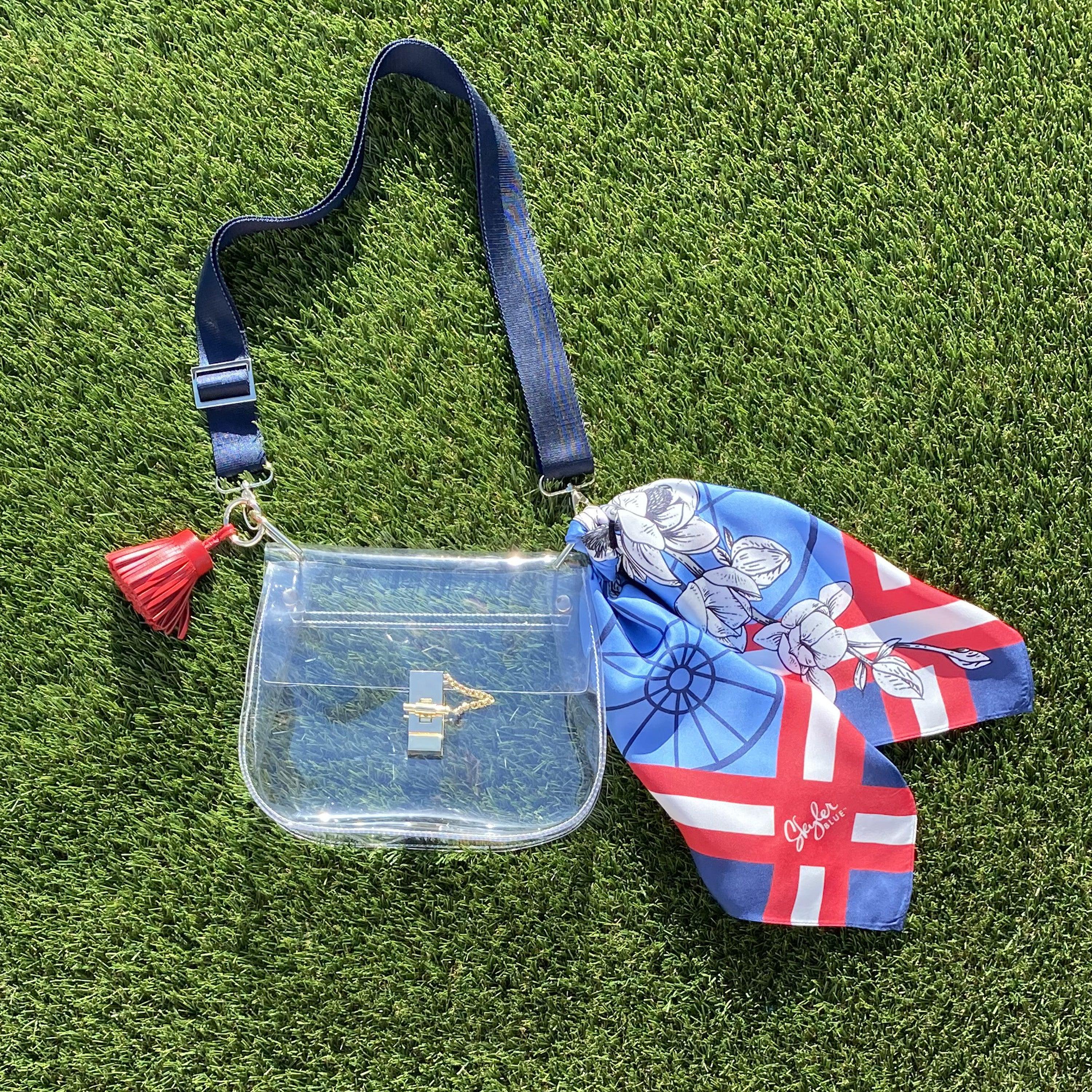 The Oxford Clear Medium Saddle Bag