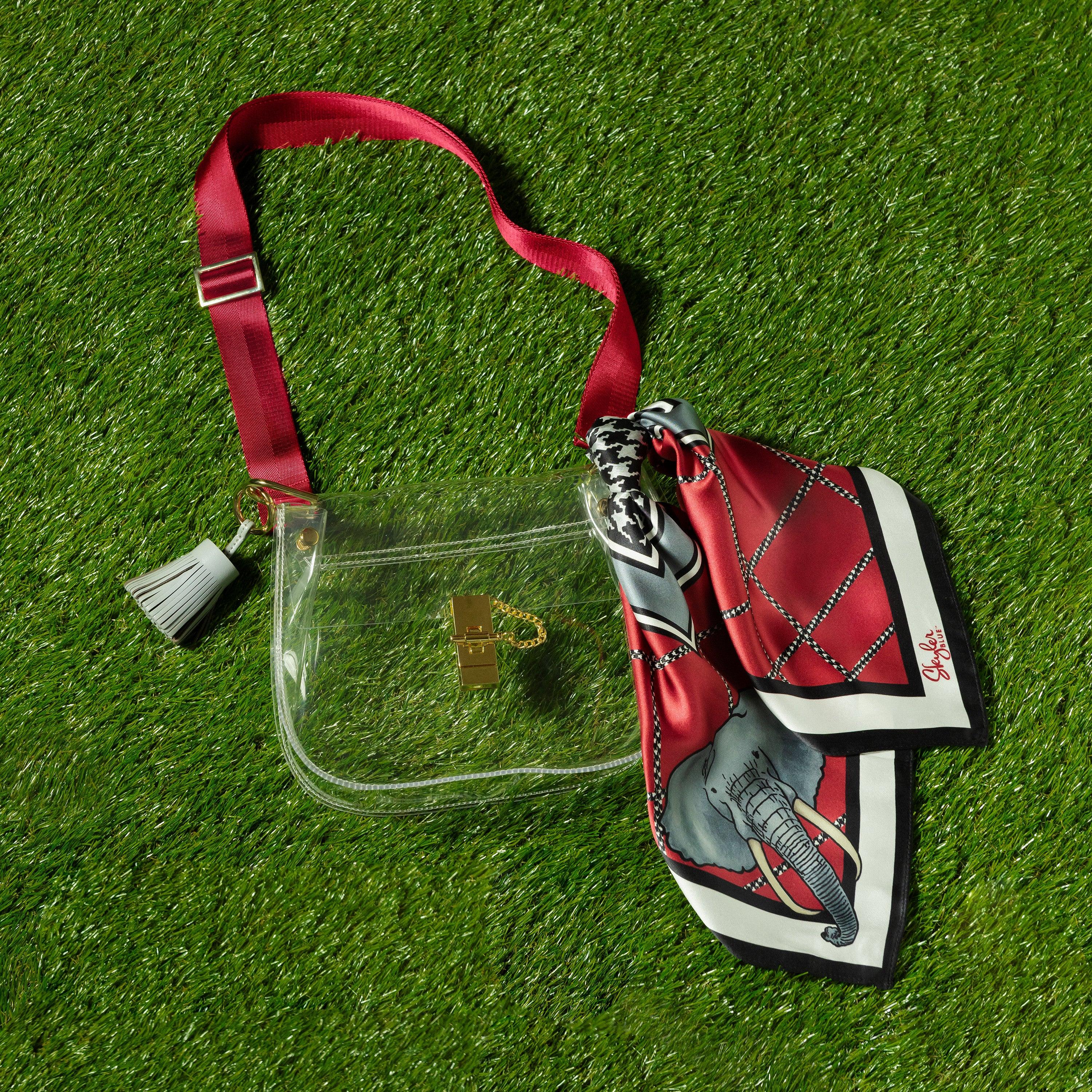 The Tuscaloosa Clear Medium Saddle Bag