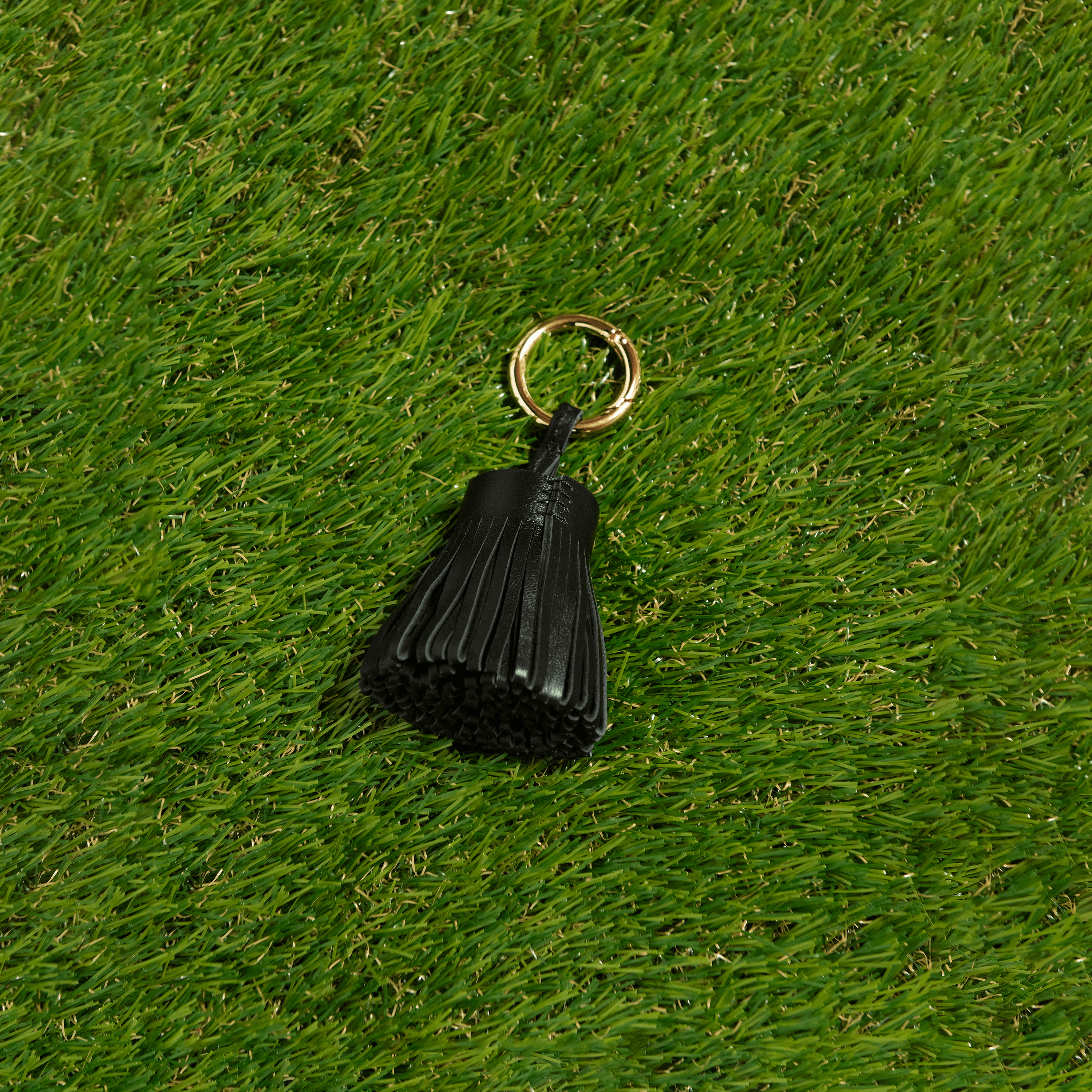 Skyler Blue’s black 100% genuine leather tassel. 