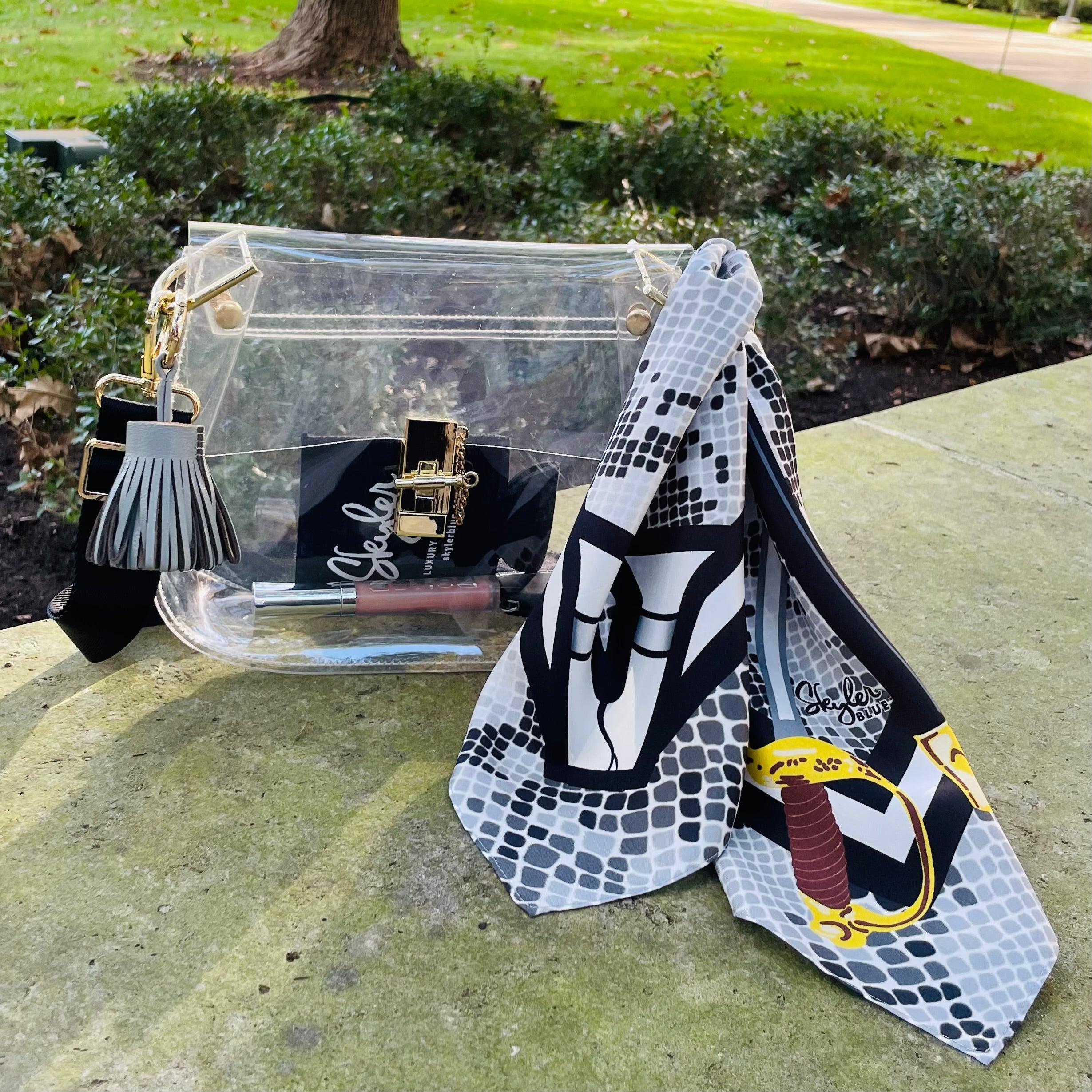 The Vandegrift Clear Medium Saddle Bag