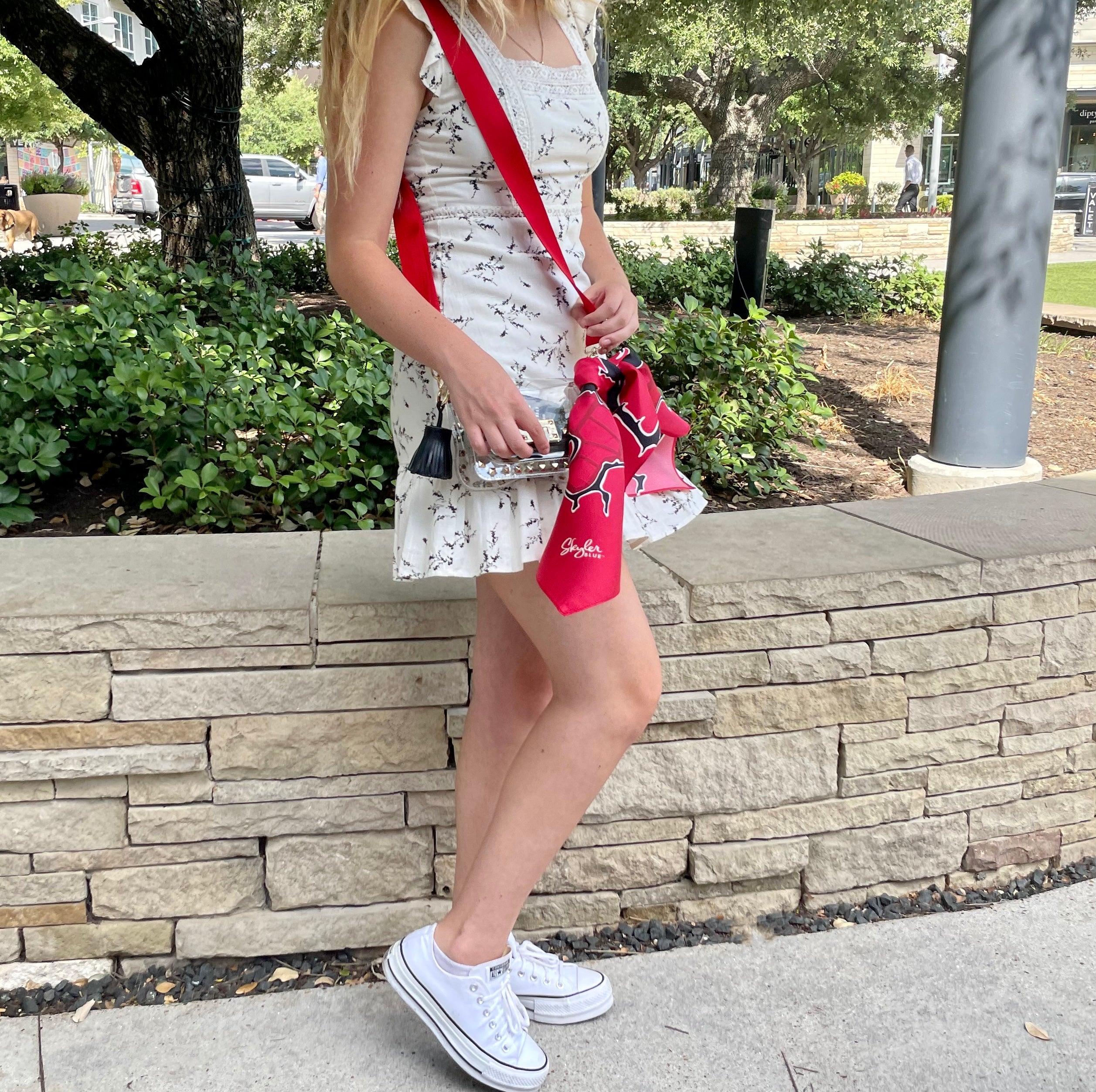 The Austin Clear Small Studded Bag